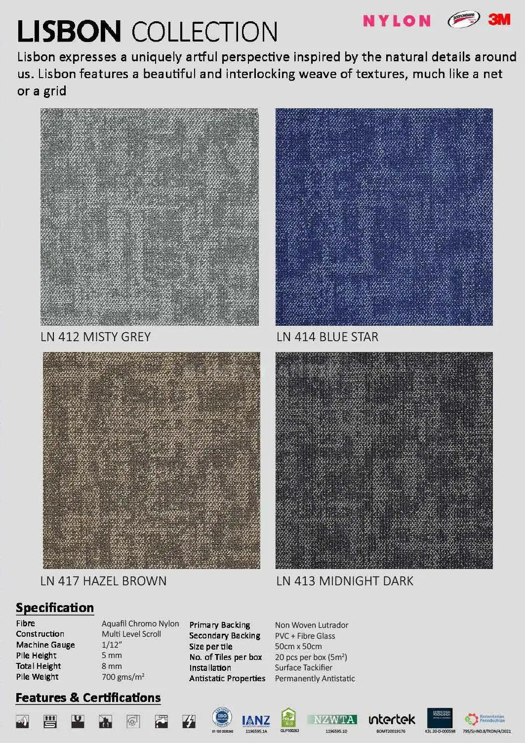 Lisbon Carpet Tile