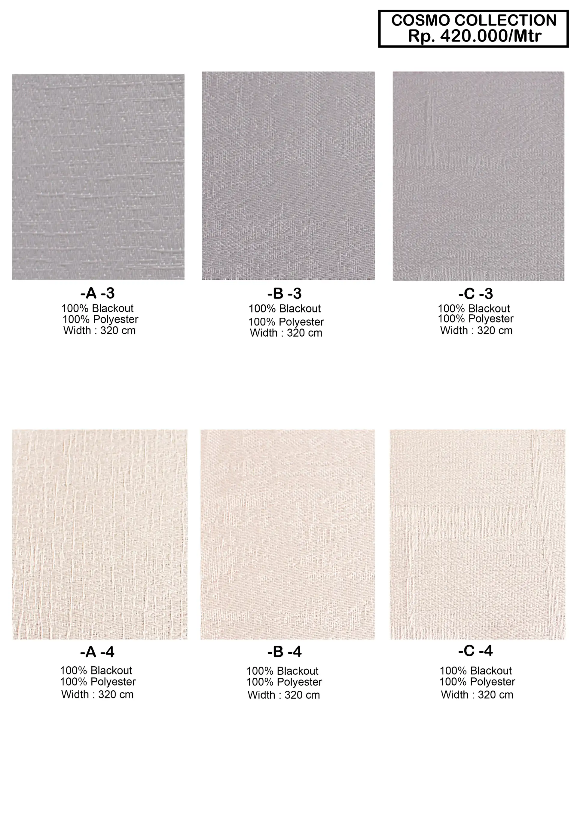 Cosmo Collection Dimout Gorden