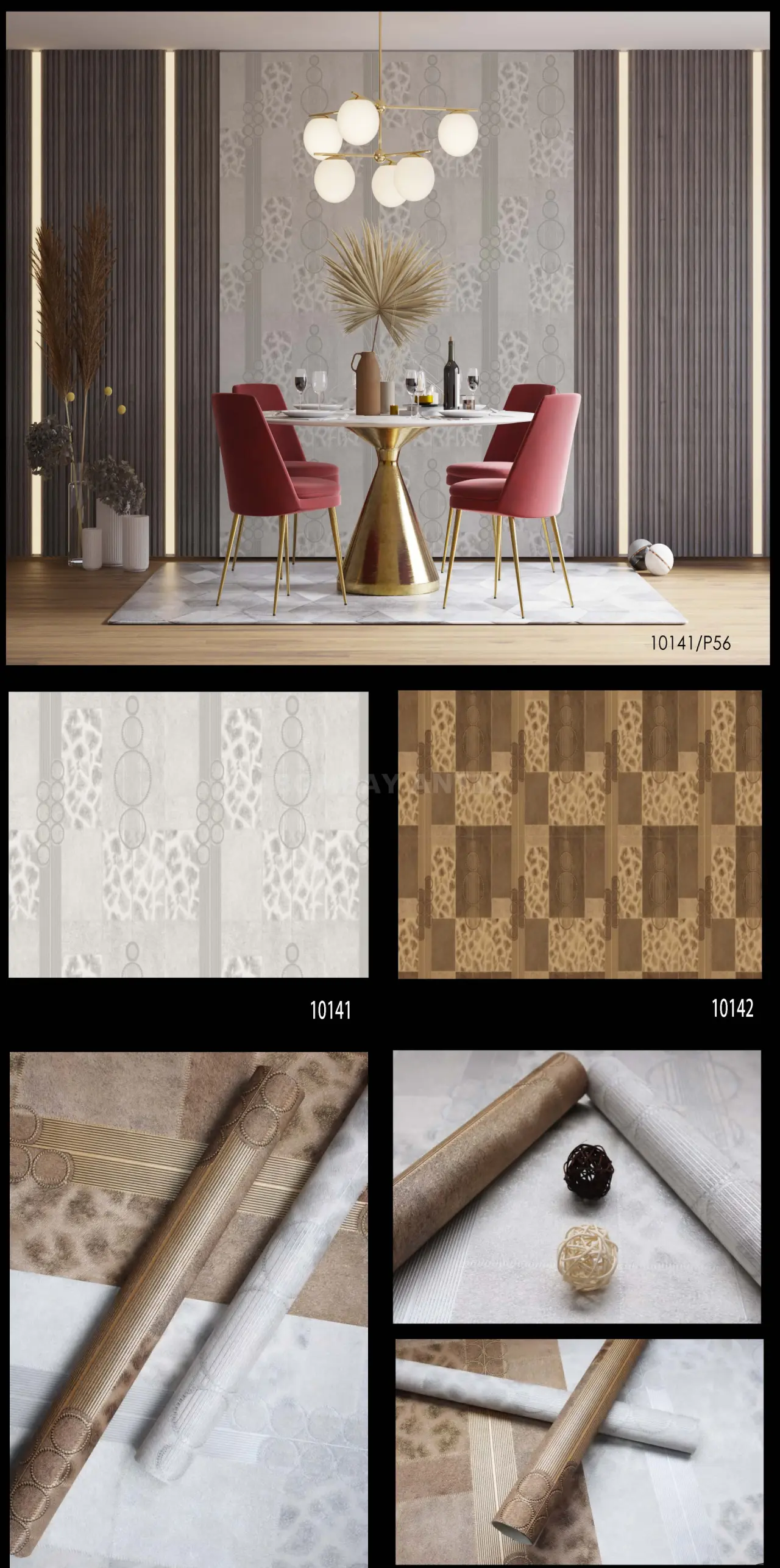 Alian Motif Wallpaper