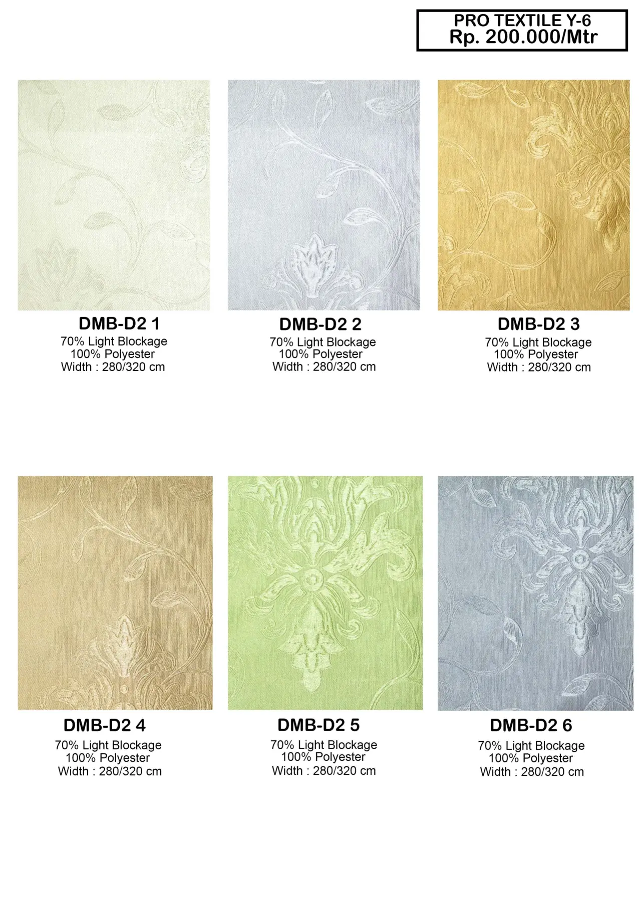 Pro Textile Y-6 Dim Out Gorden