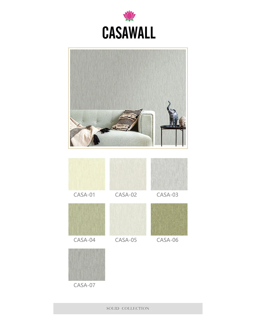 Casawall Plain Wallpaper