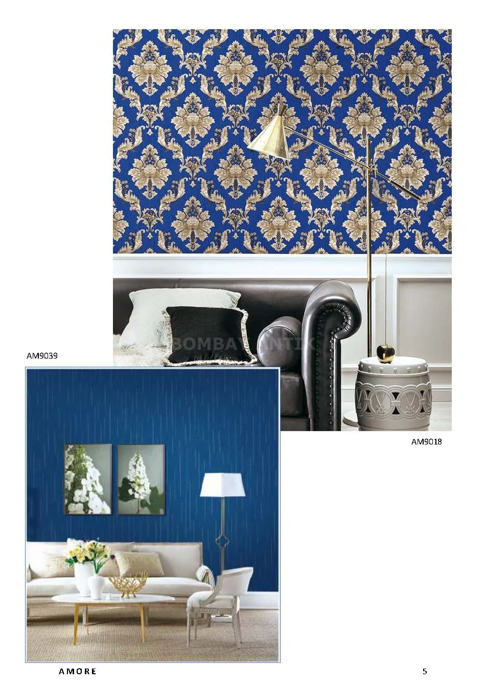Amore Motif Wallpaper