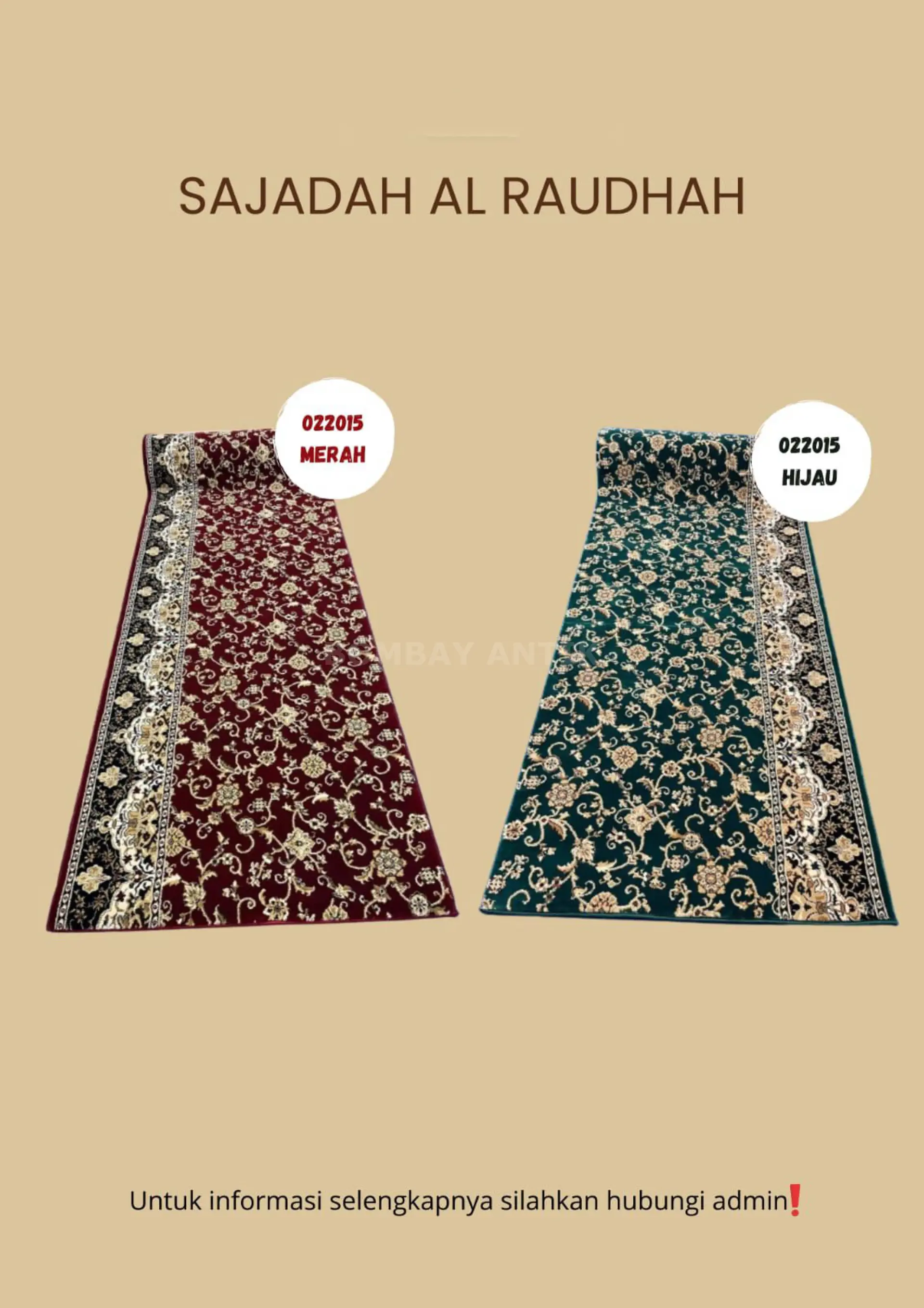 Karpet Sajadah Al-Raudhah