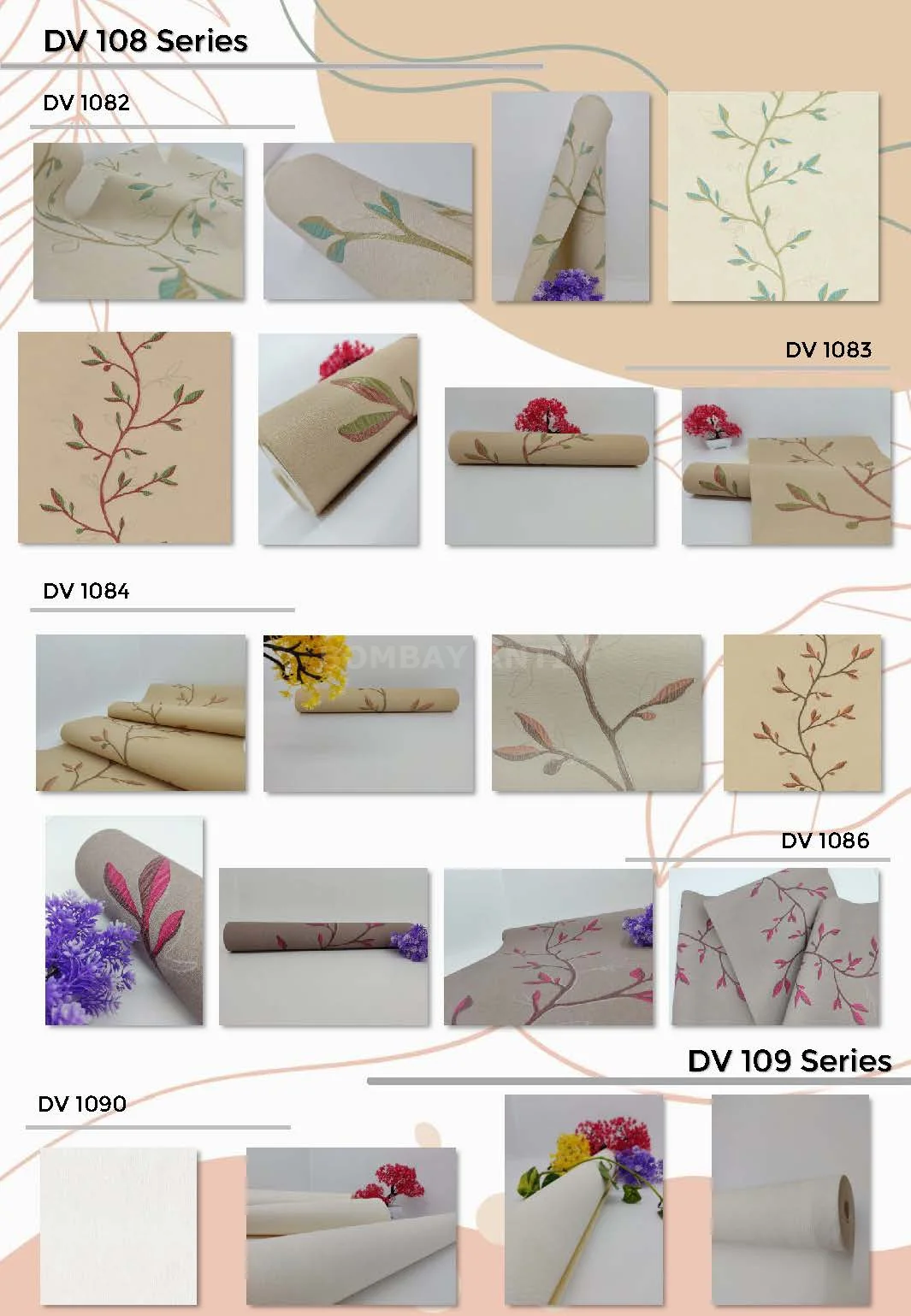 Diva Motif Wallpaper
