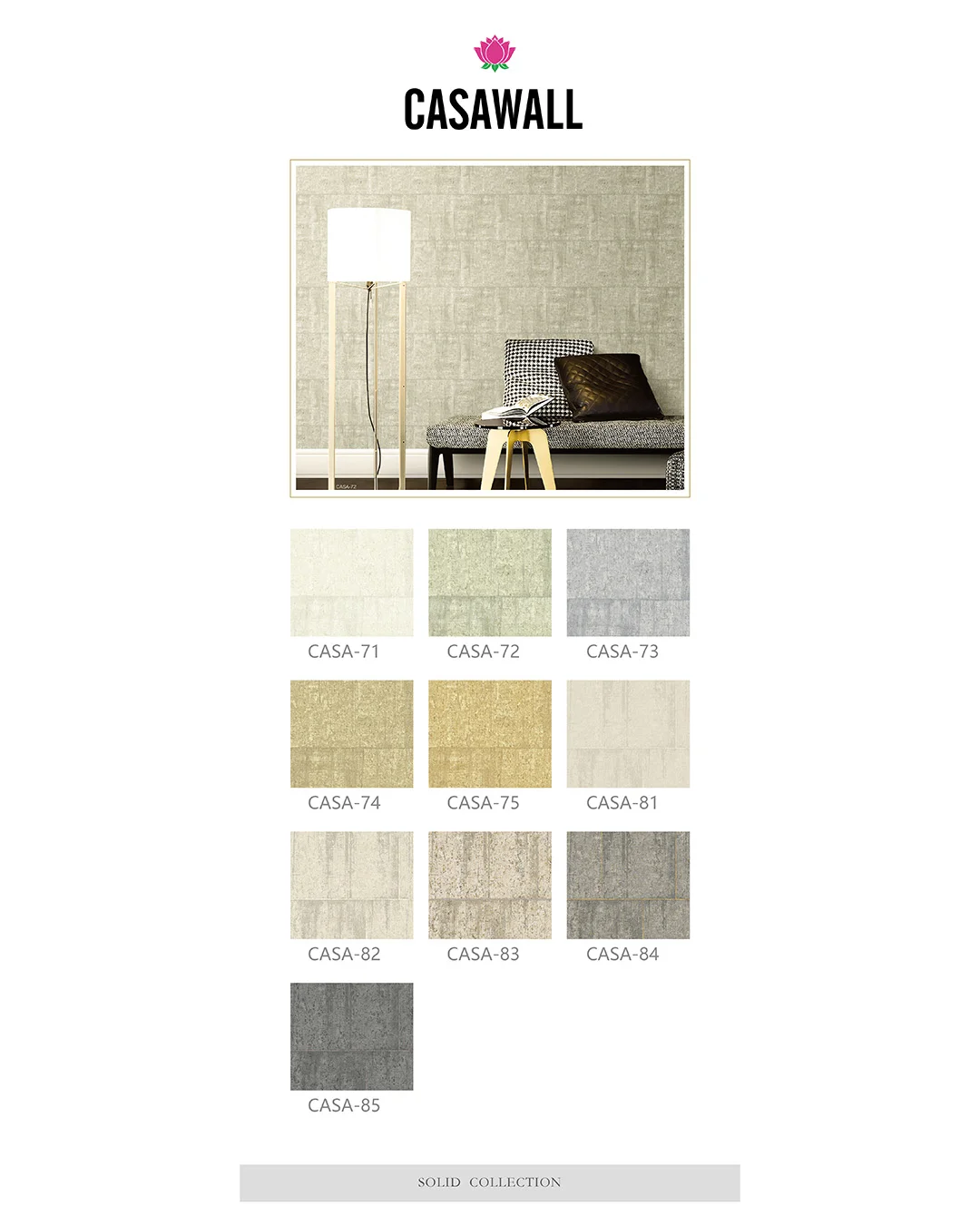 Casawall Plain Wallpaper