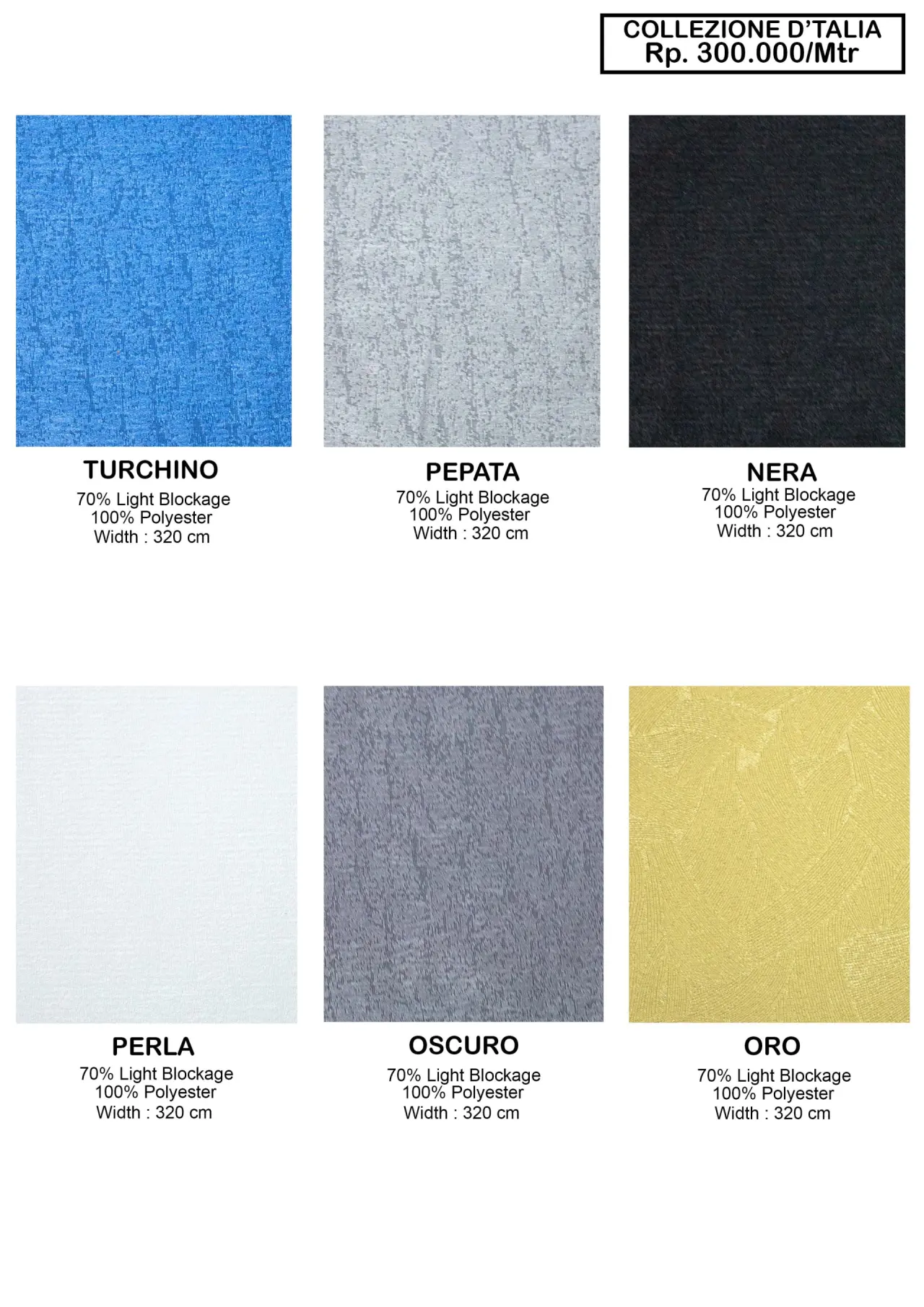 Collezione D Talia Dim Out Gorden