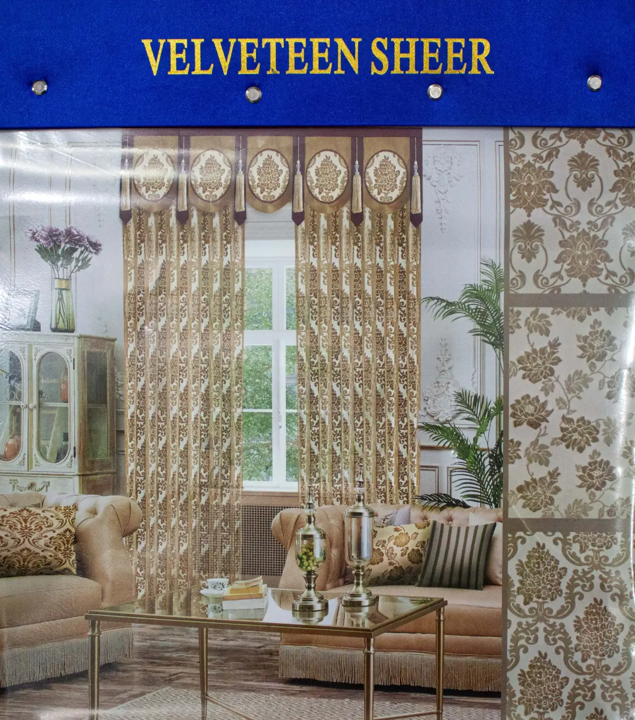 Velveteen Sheer Vitrase