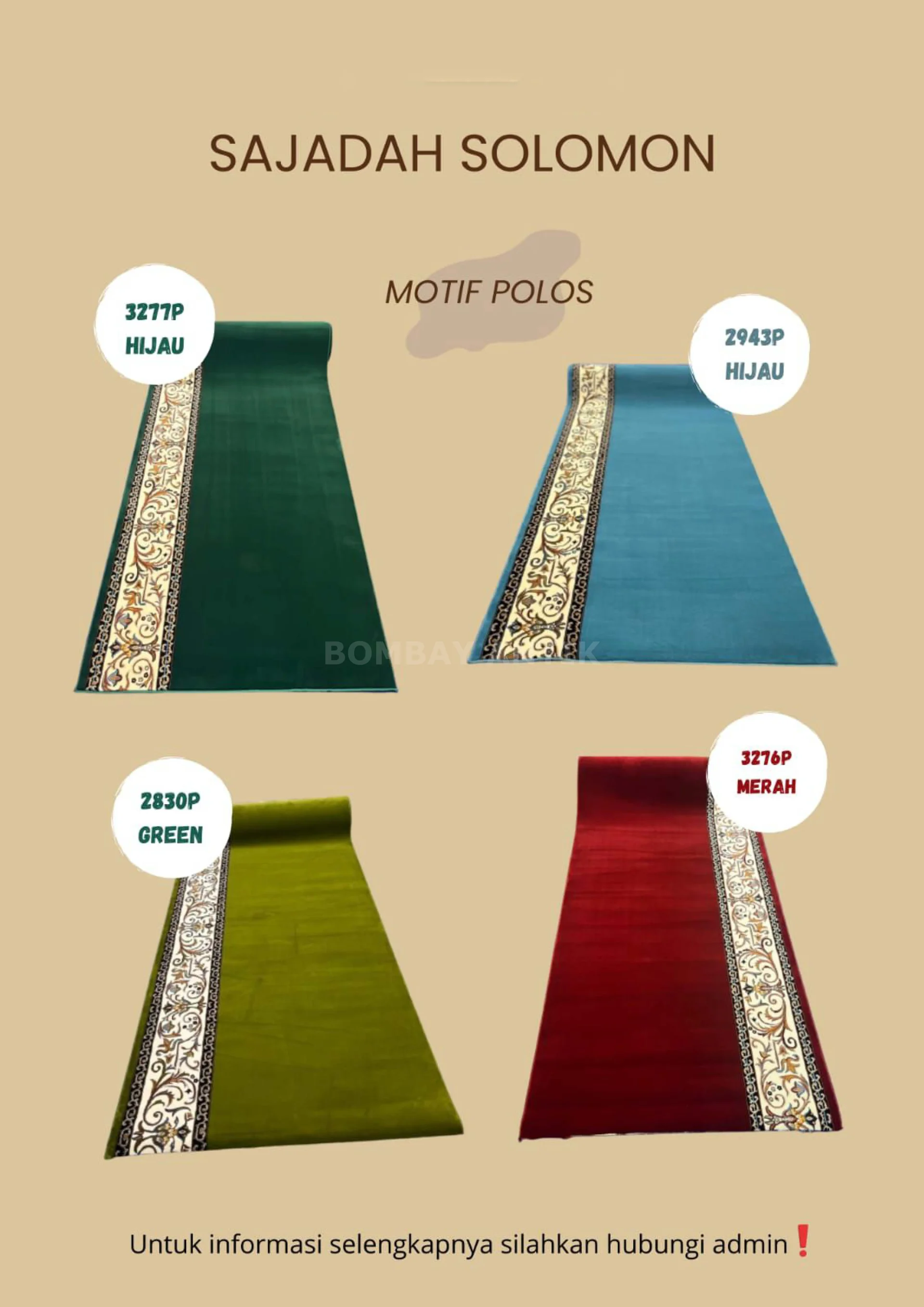 Karpet Sajadah Solomon