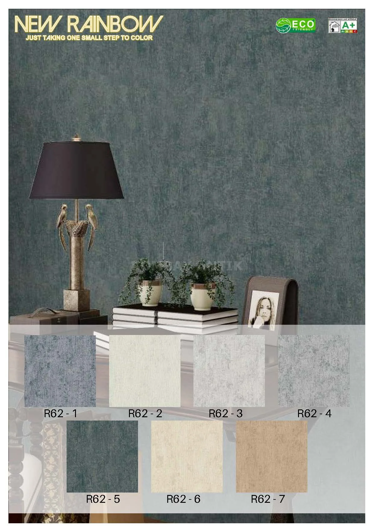 New Rainbow Motif Wallpaper
