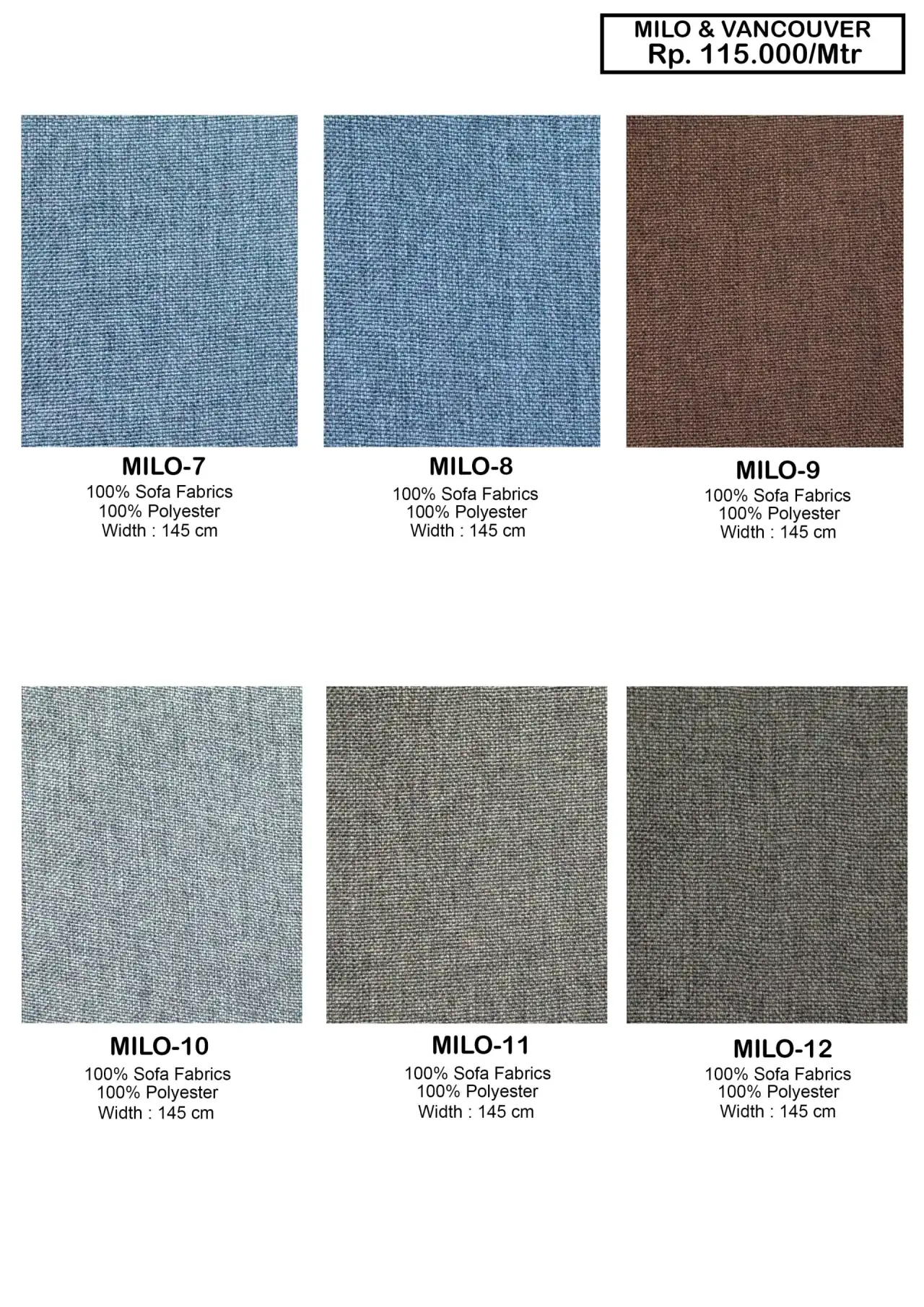Dear Milo & Vancouver Sofa Fabric