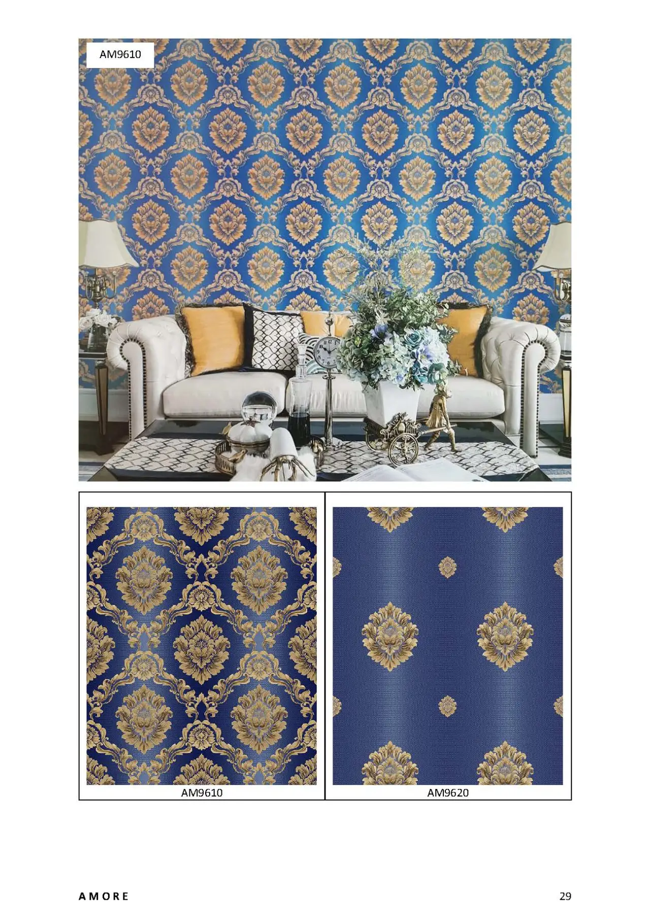 Amore Motif Wallpaper