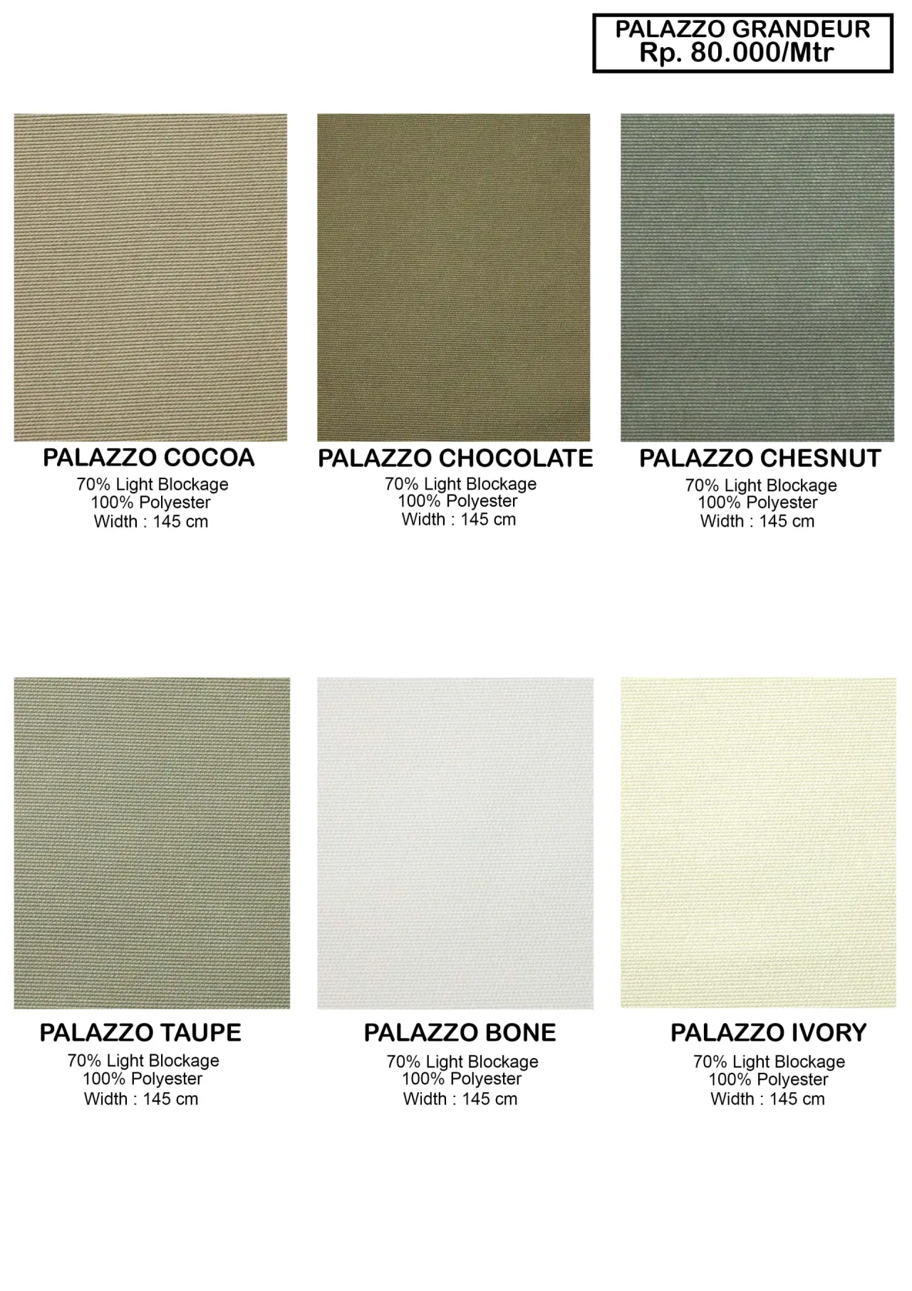 Pallazo Grandeur Dim Out Gorden