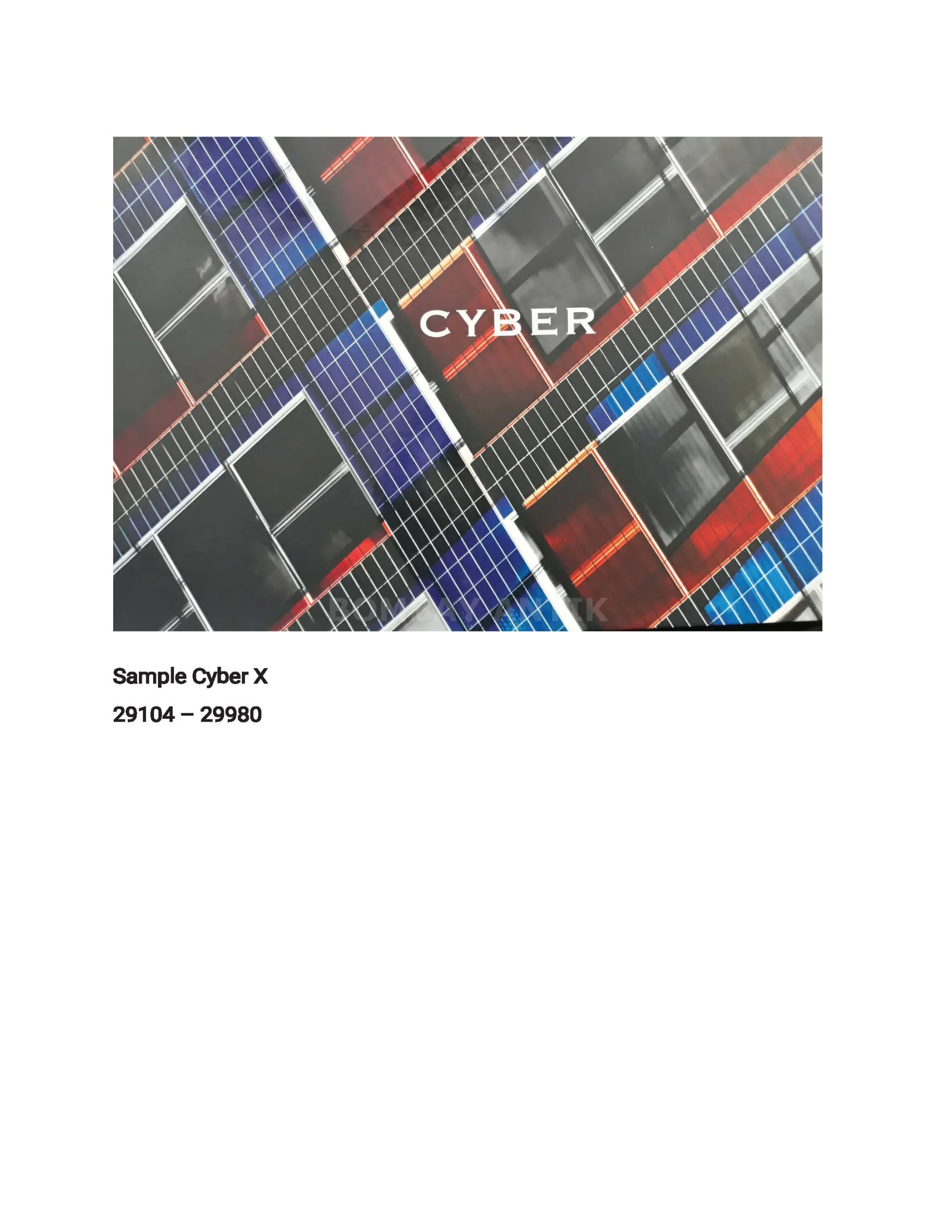 Cyber X2 Motif Wallpaper