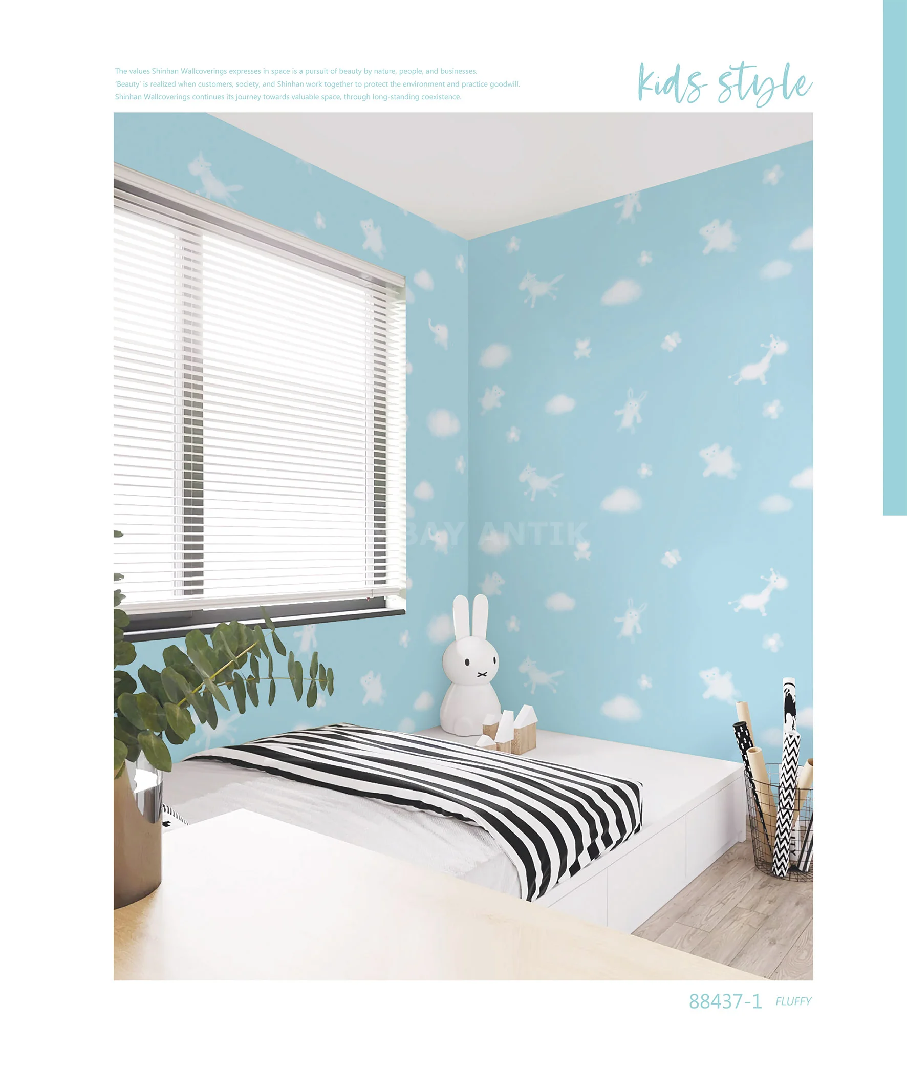 Palette Motif Korean Wallpaper