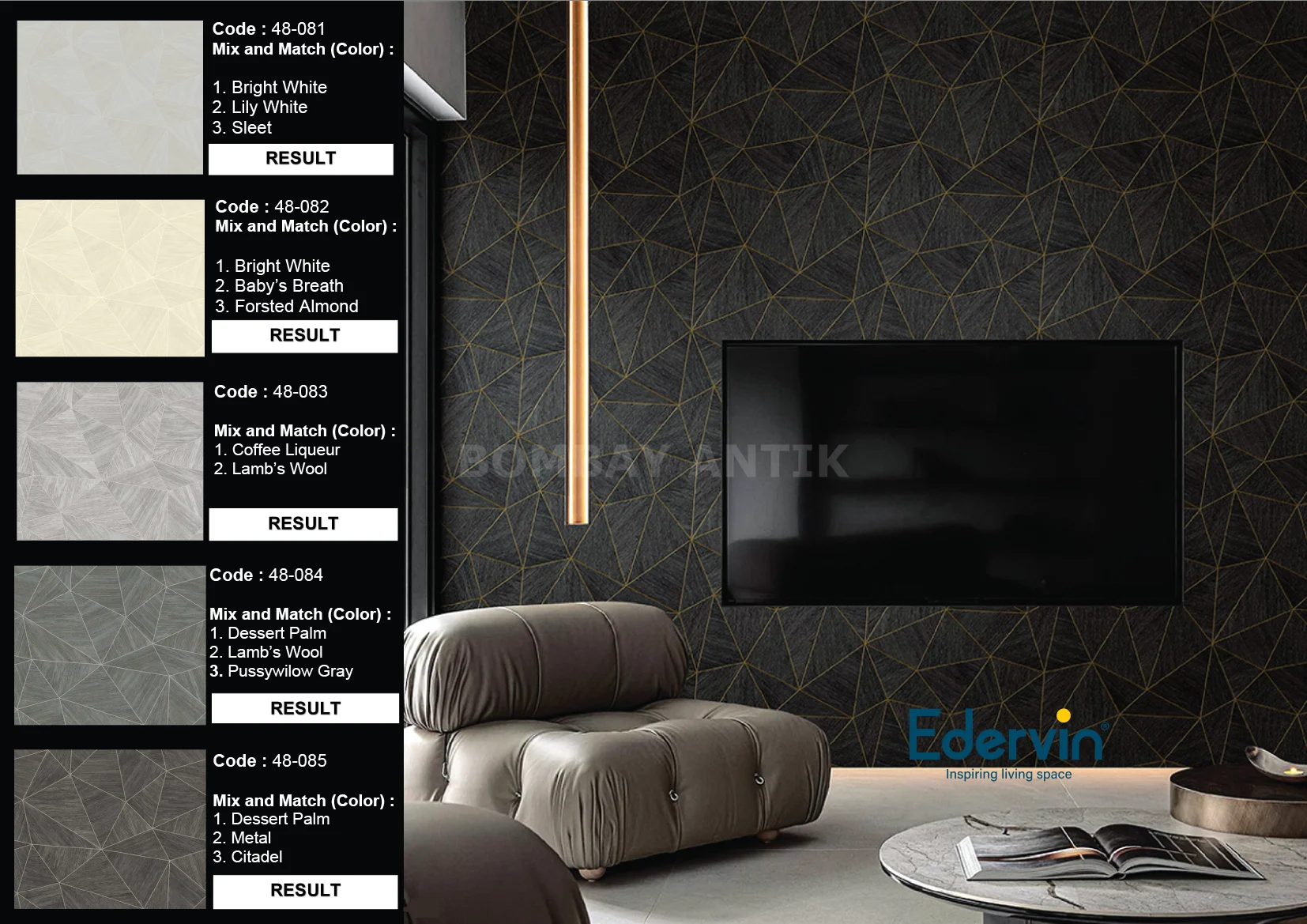 Edervin Motif Wallpaper