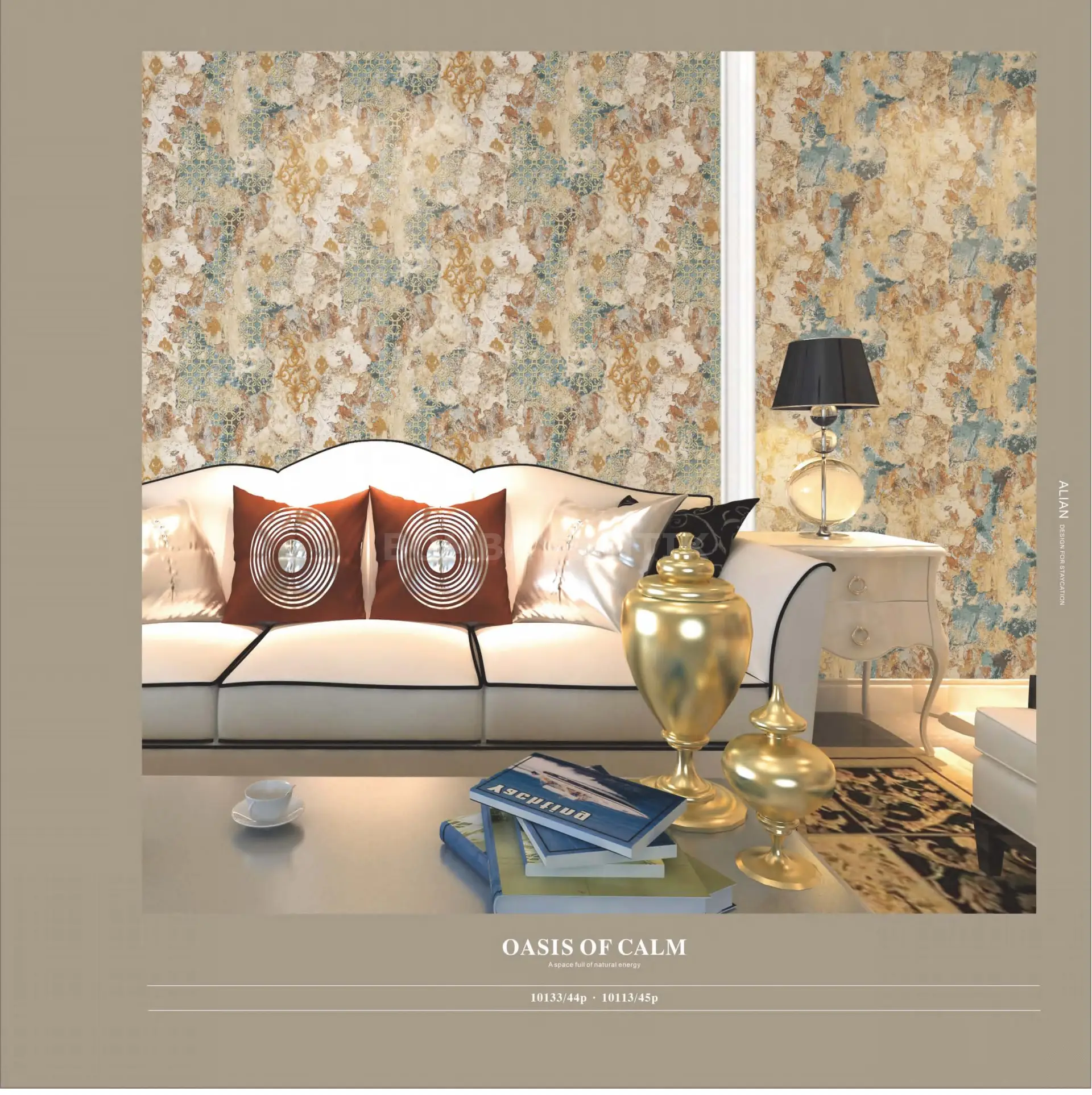 Alian Motif Wallpaper