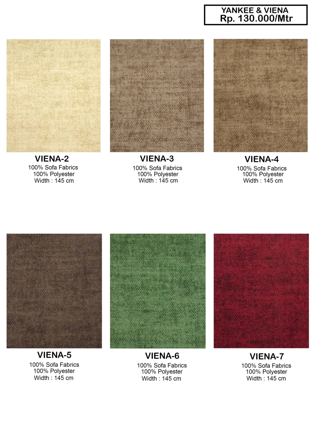Dear Yankee & Viena Sofa Fabric