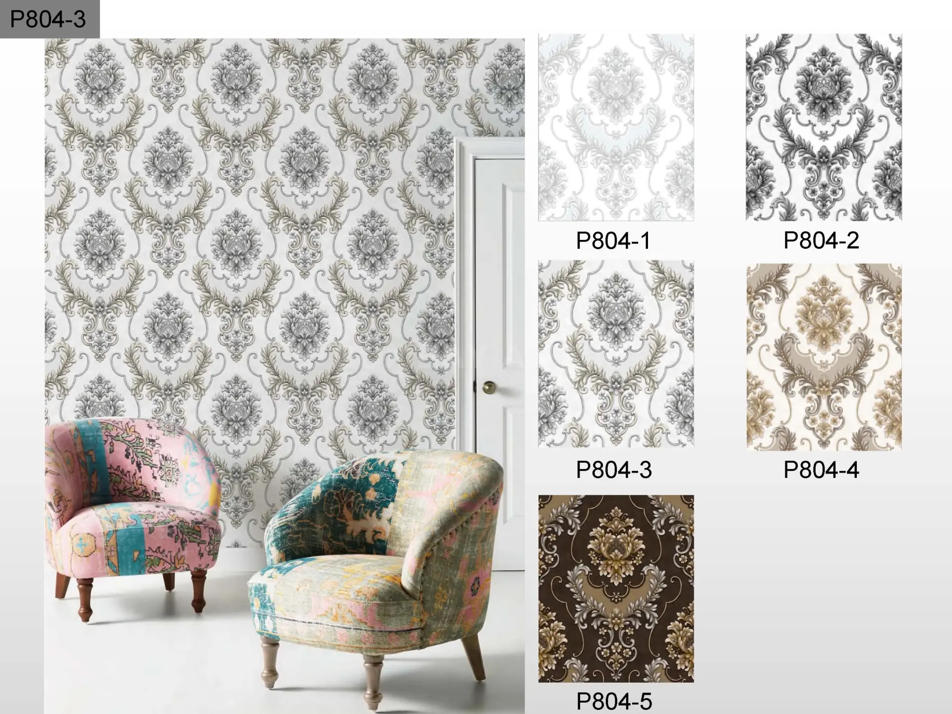 New Pavillion 2 Motif Wallpaper