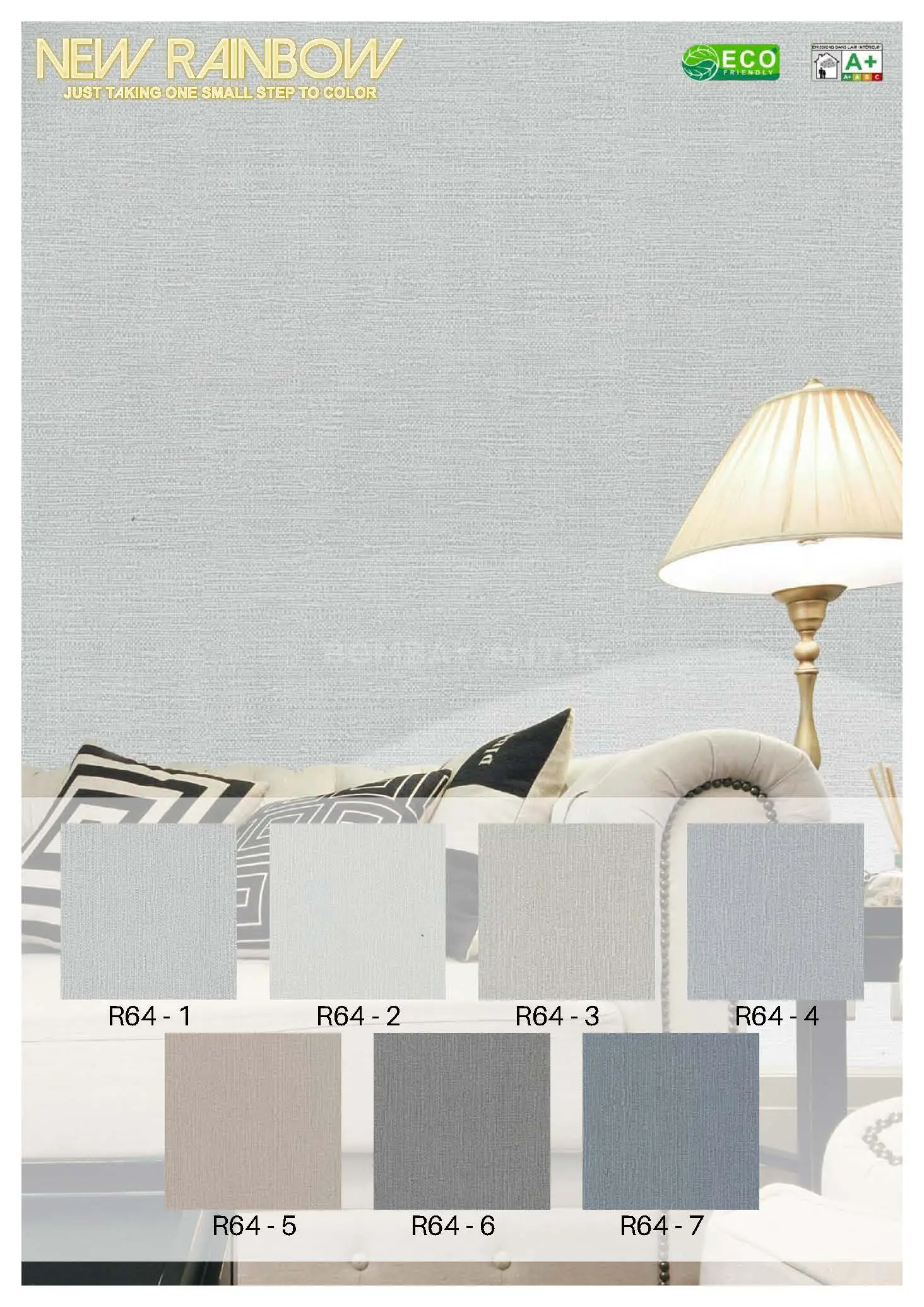 New Rainbow Motif Wallpaper