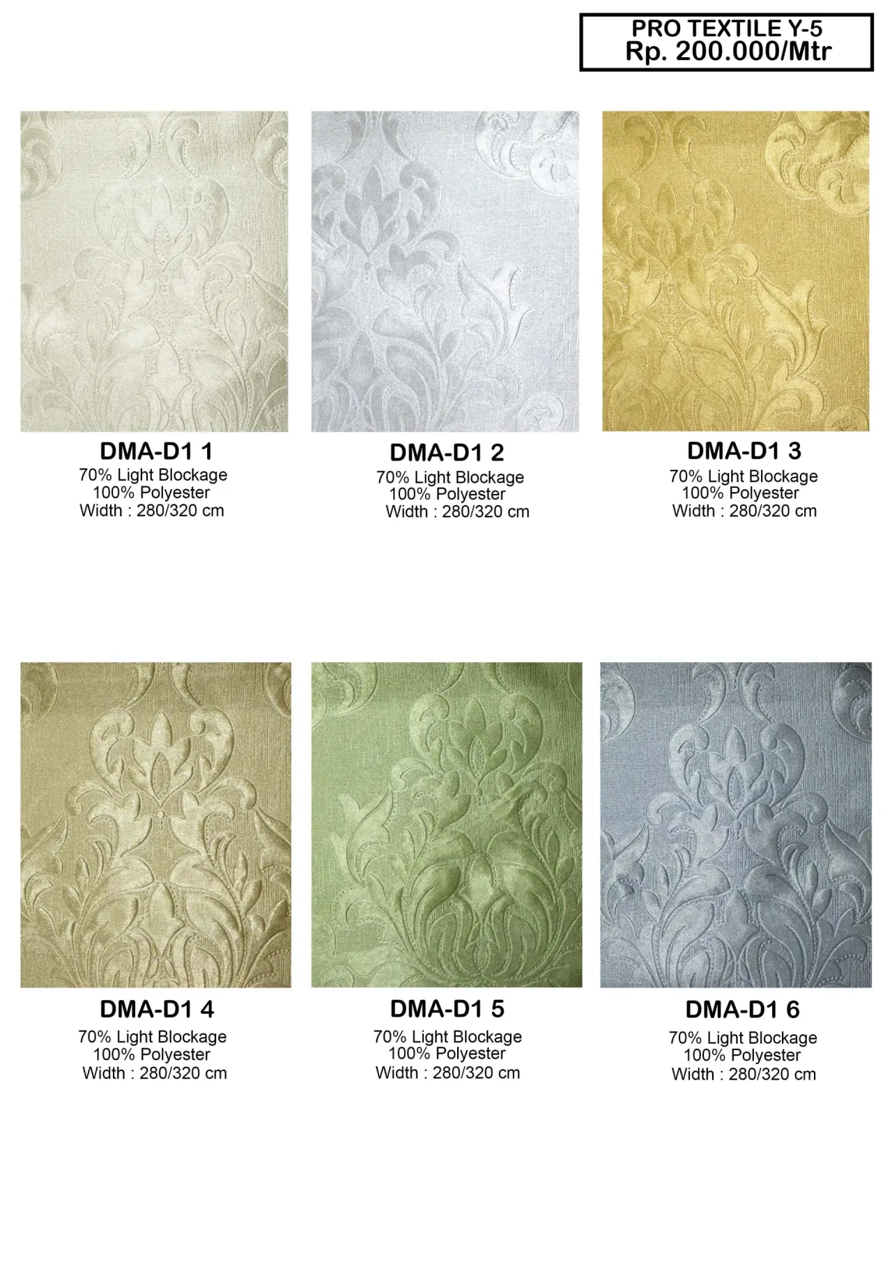 Pro Textile Y-5 Dim Out Gorden