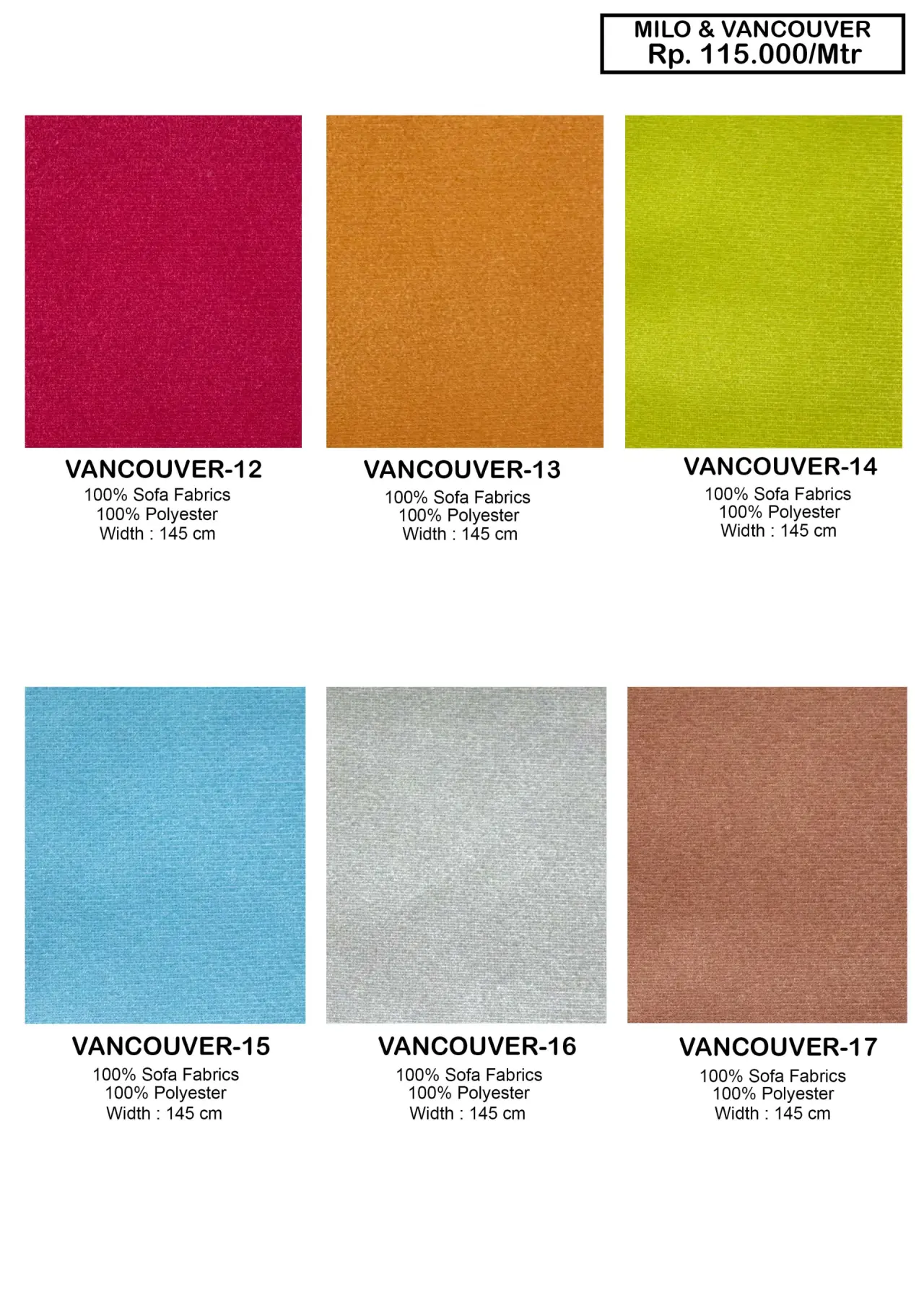 Dear Milo & Vancouver Sofa Fabric