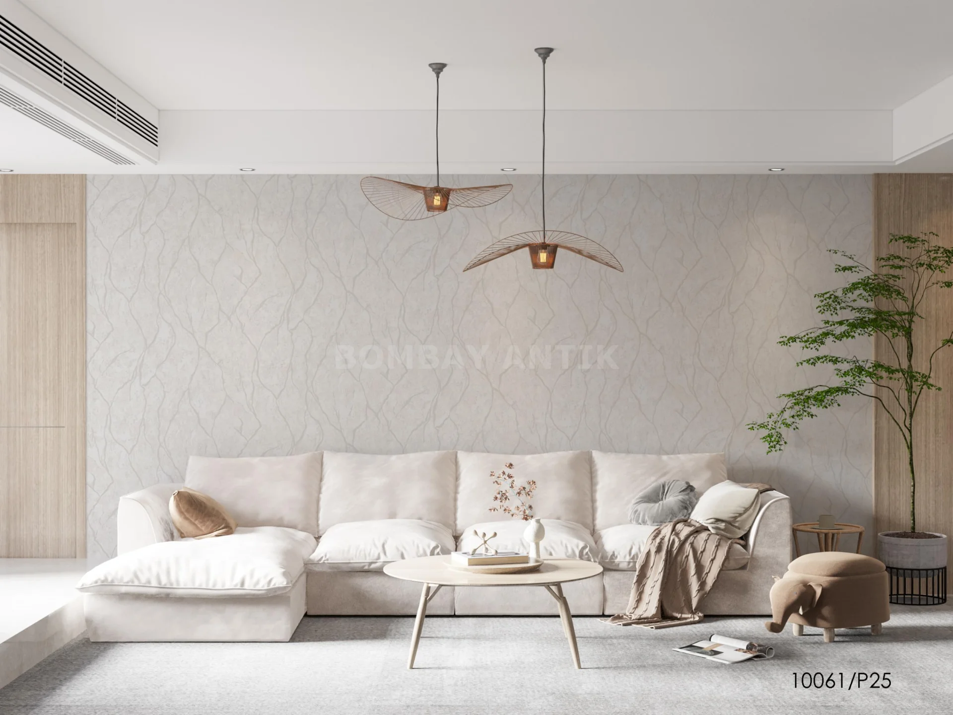 Alian Motif Wallpaper