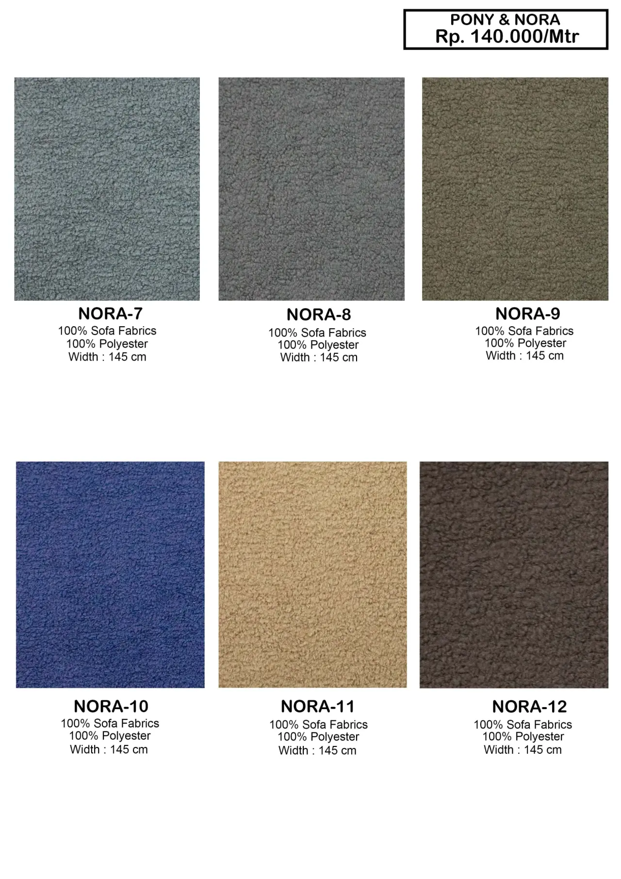 Dear Pony & Nora Sofa Fabric