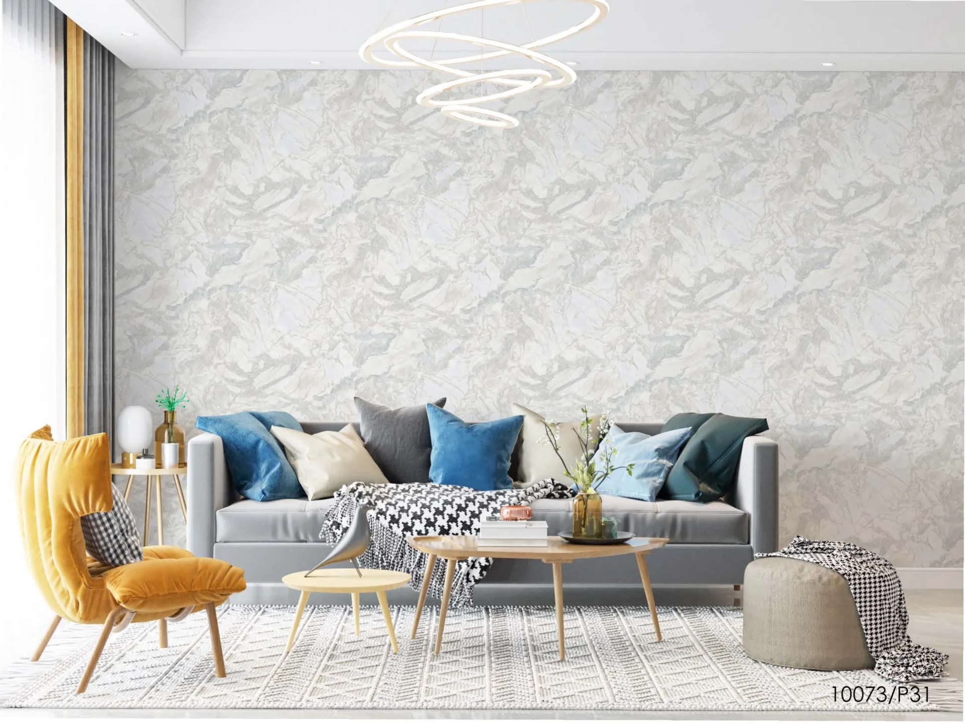 Alian Motif Wallpaper