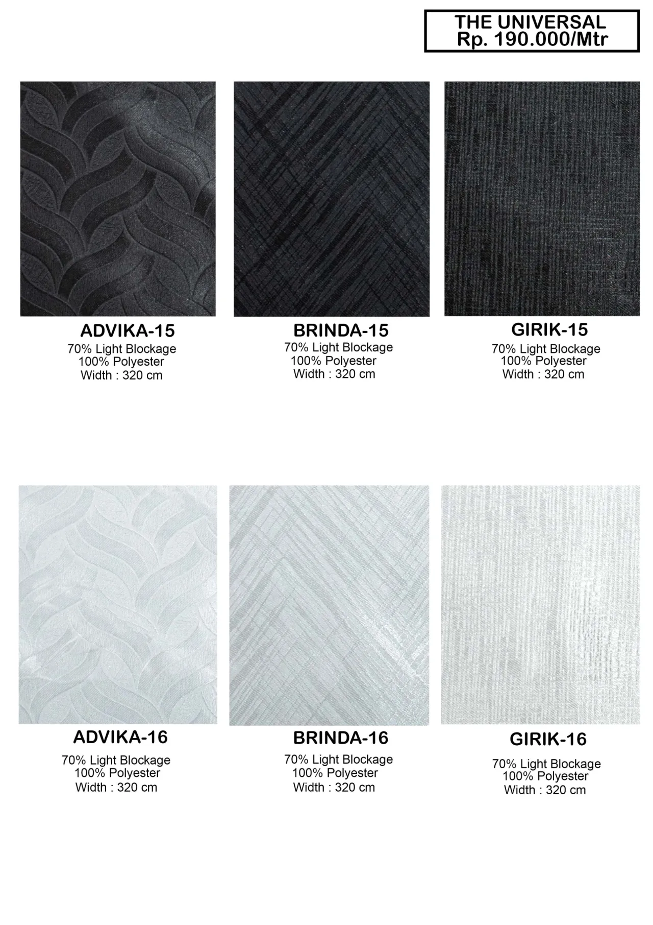 Universal Advika Dimout Gorden