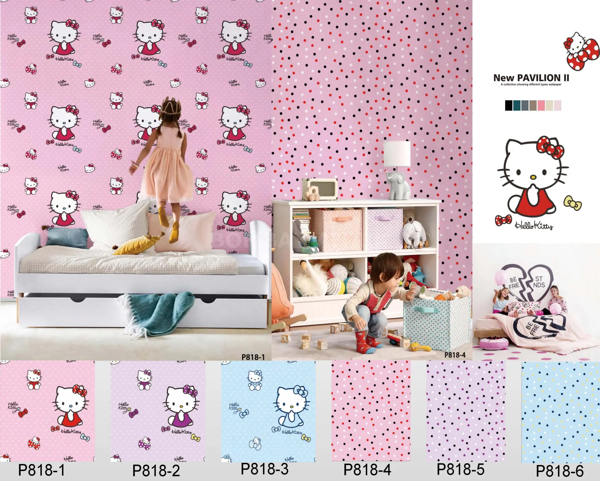 New Pavillion 2 Motif Wallpaper
