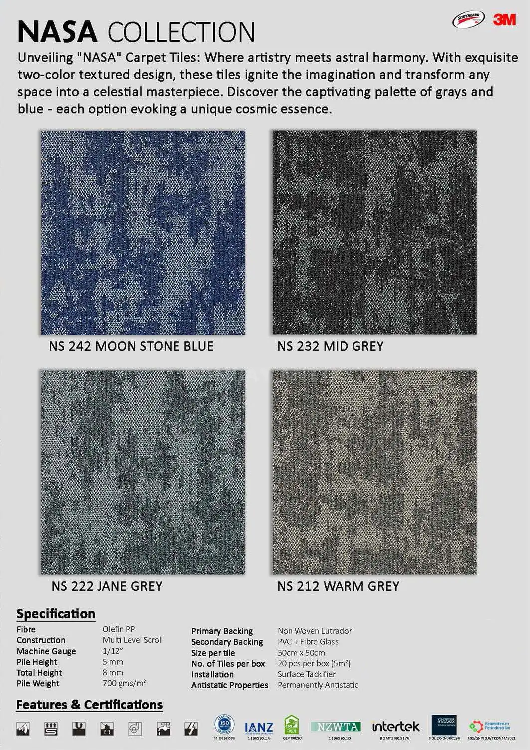 Nasa Carpet Tile