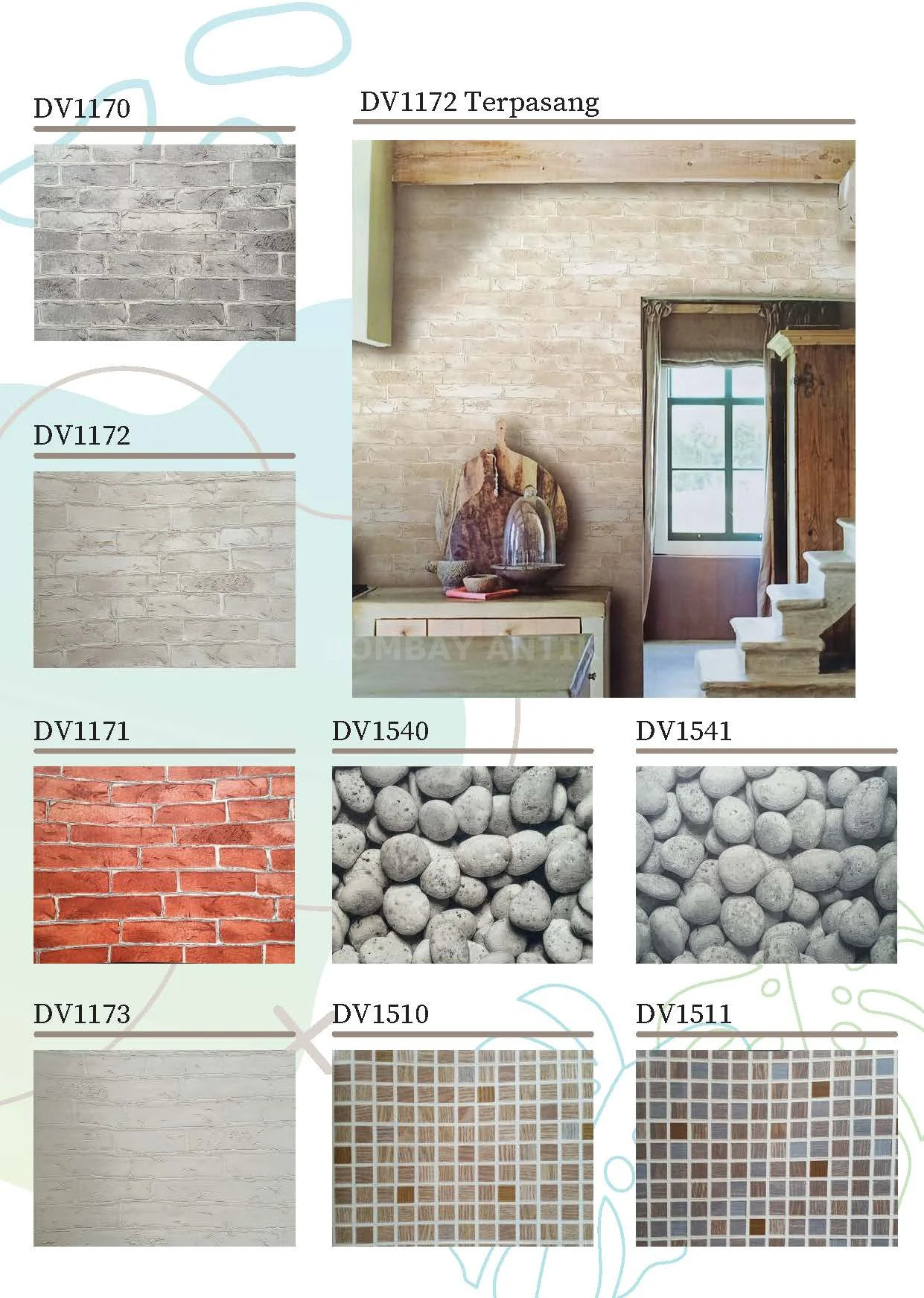 Rock Motif Wallpaper