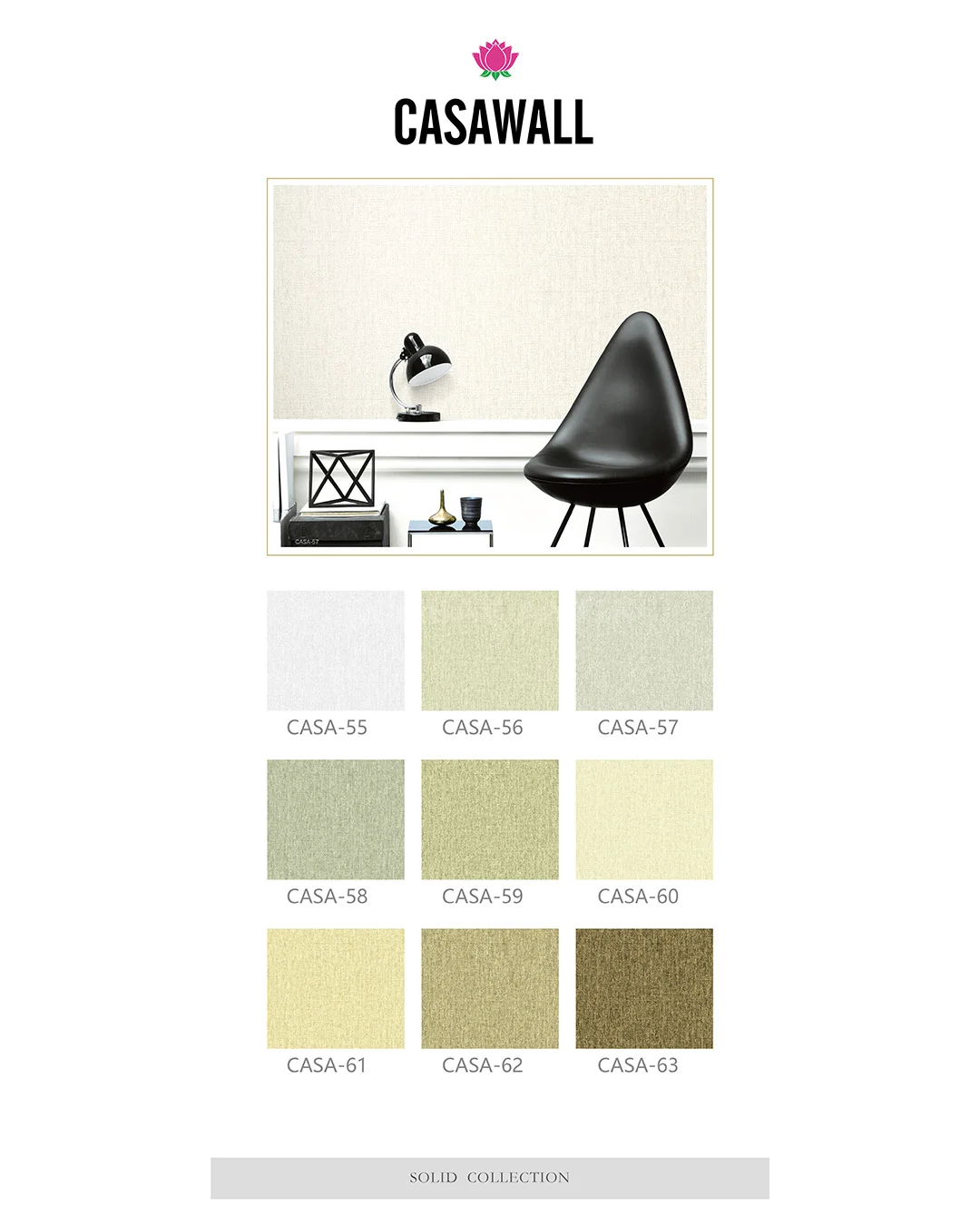 Casawall Plain Wallpaper