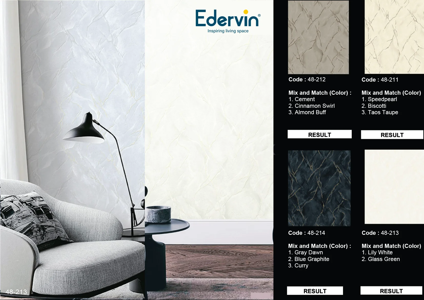 Edervin Plain Wallpaper