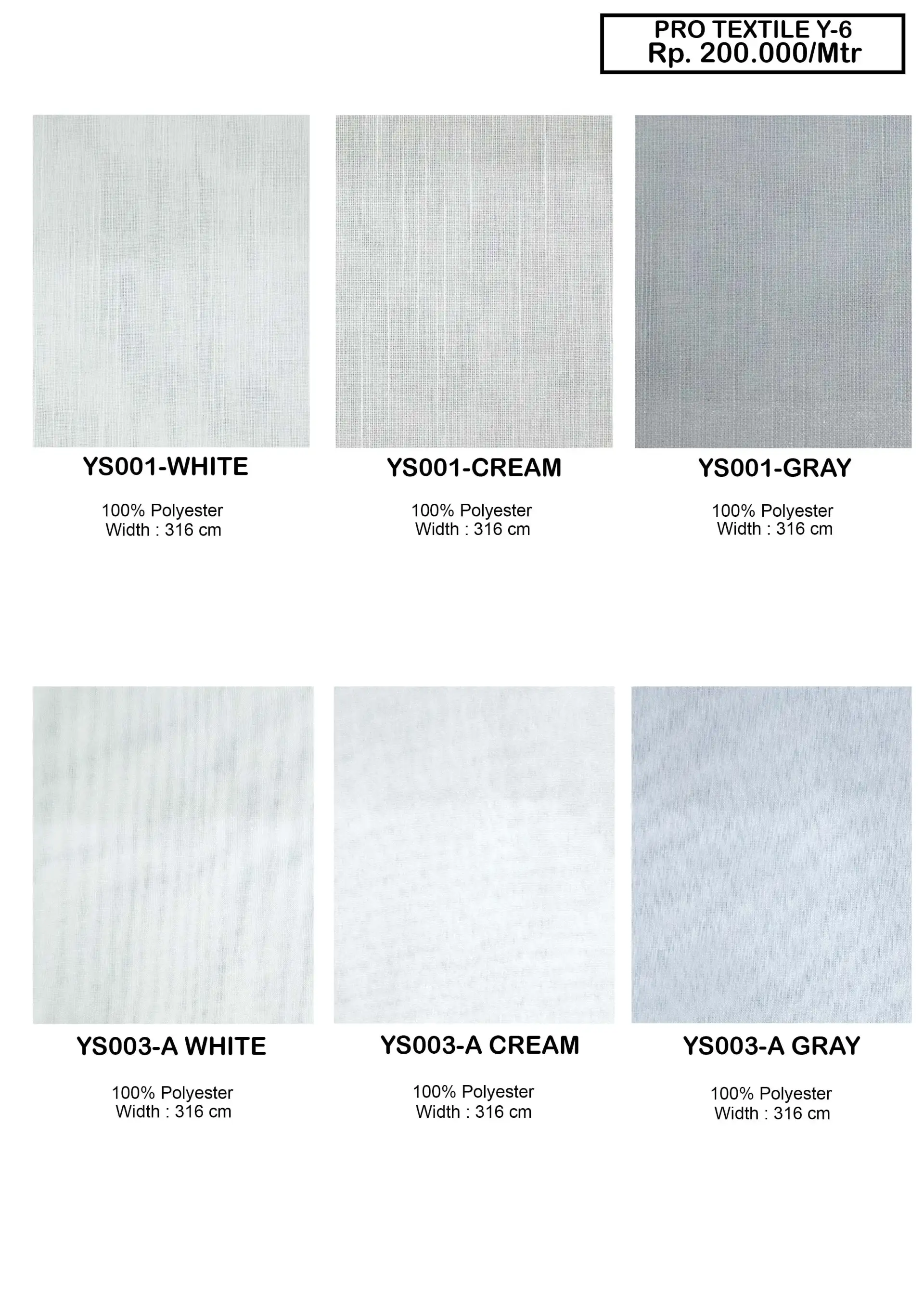 Pro Textile Y-6 Dim Out Gorden