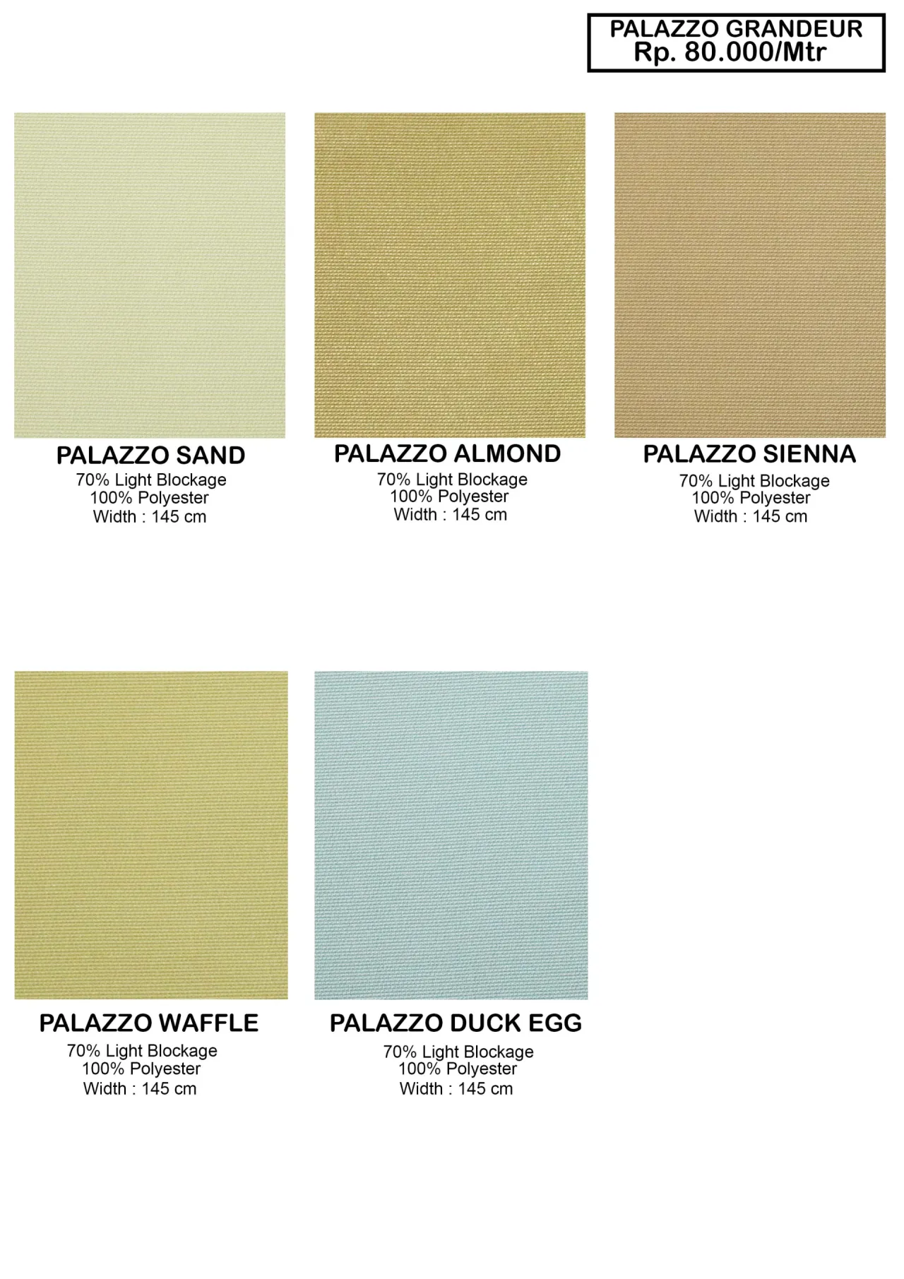 Pallazo Grandeur Dim Out Gorden