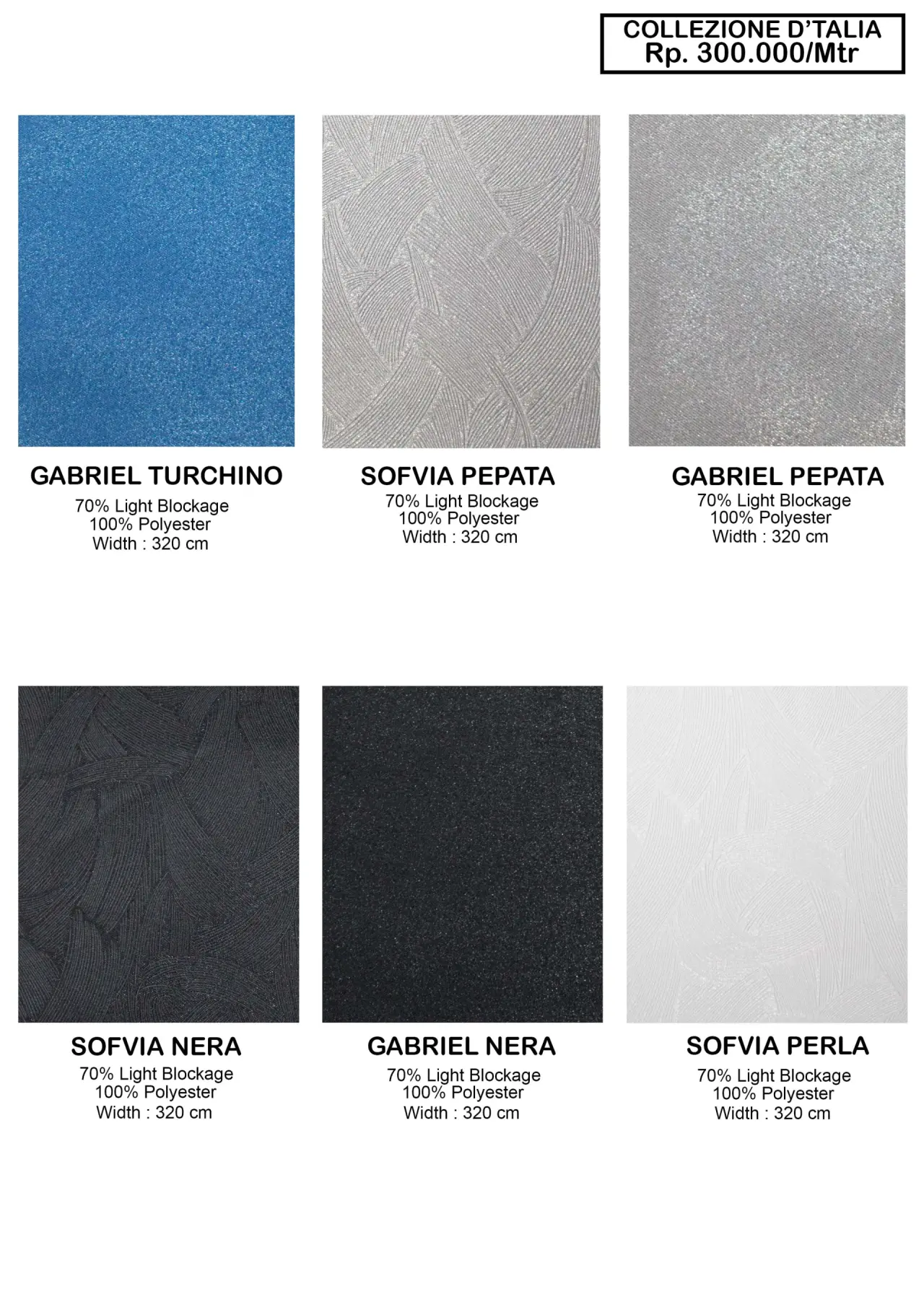 Collezione D Talia Dim Out Gorden