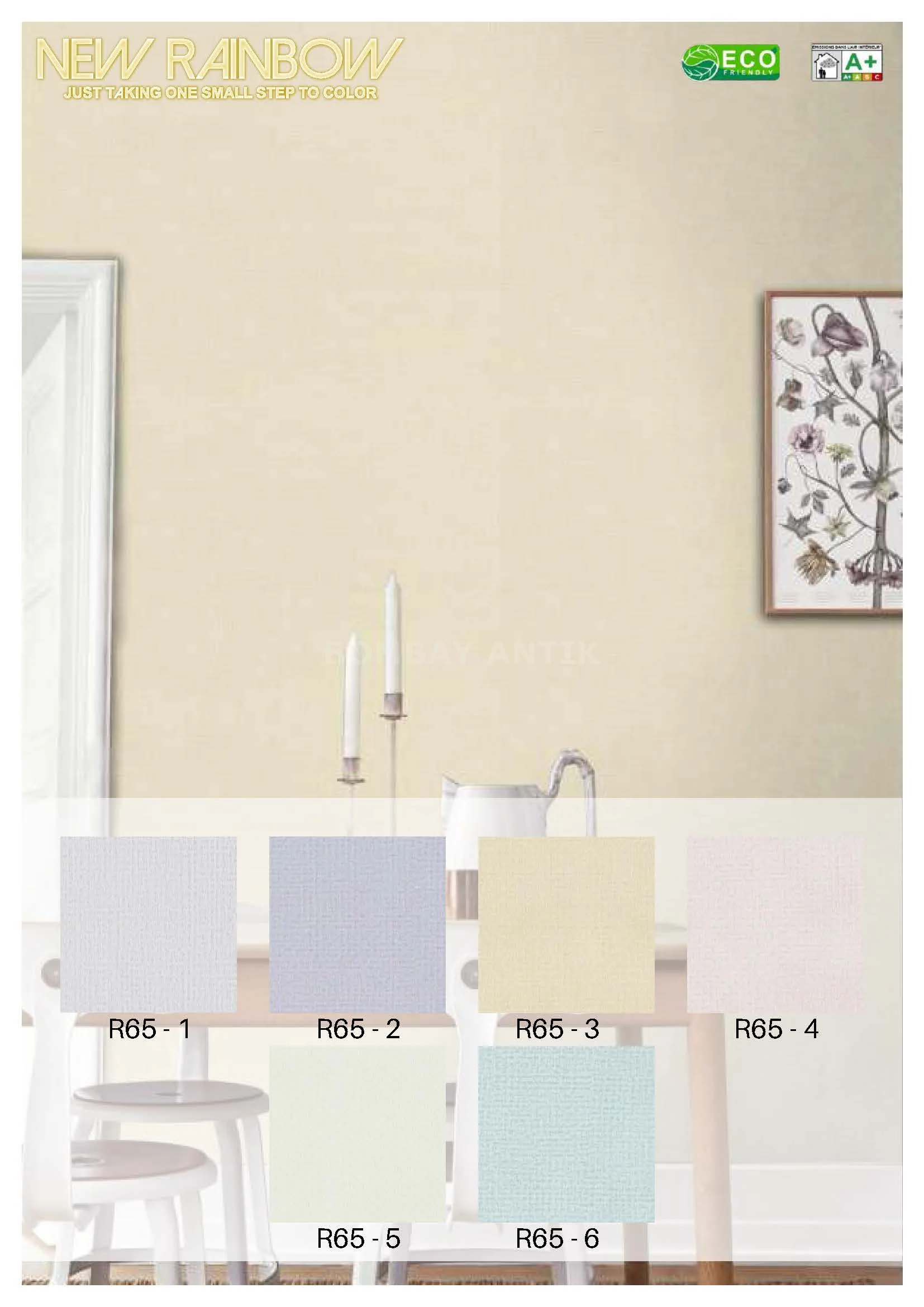 New Rainbow Motif Wallpaper