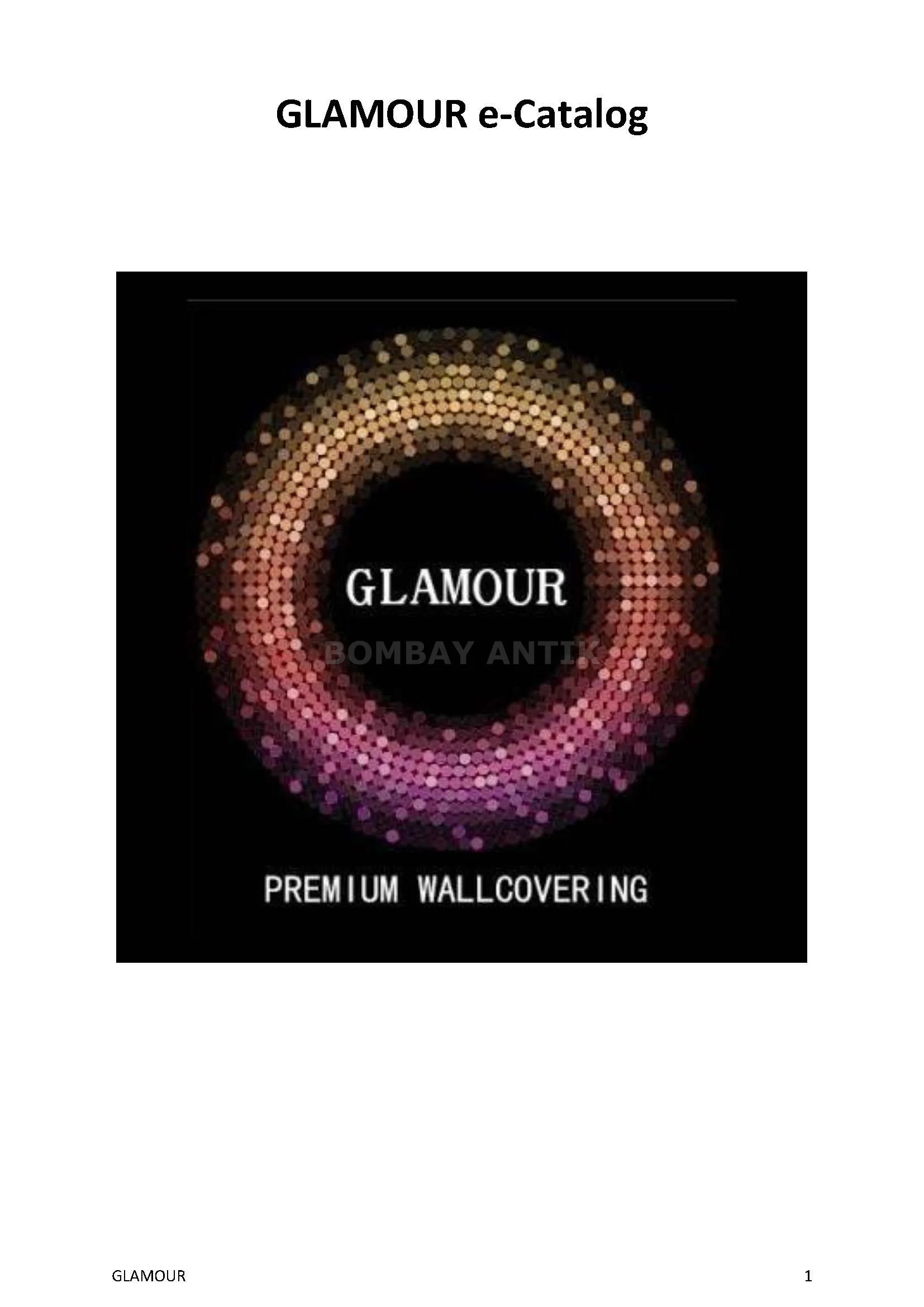 Glamour Motif Wallpaper