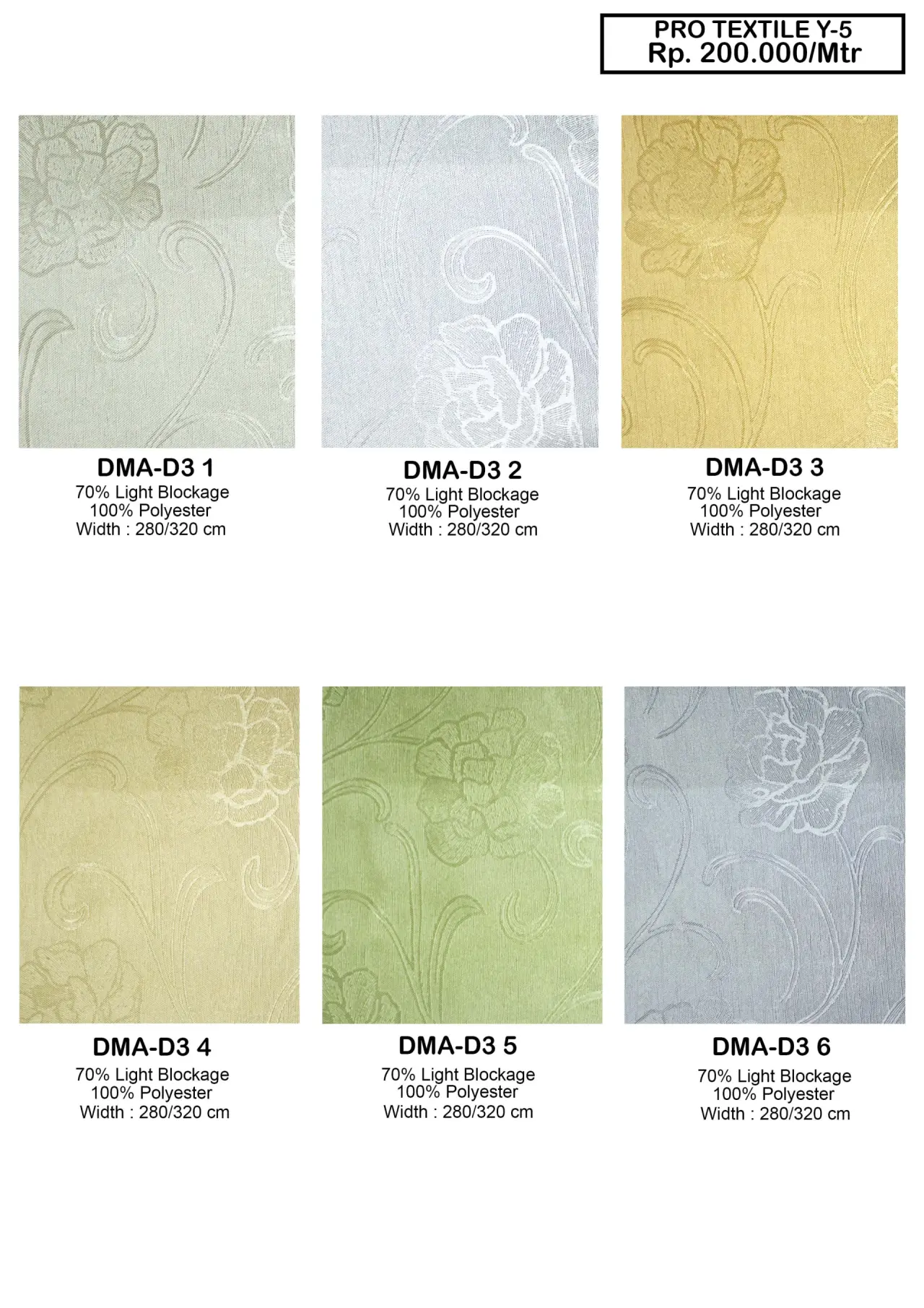 Pro Textile Y-5 Dim Out Gorden