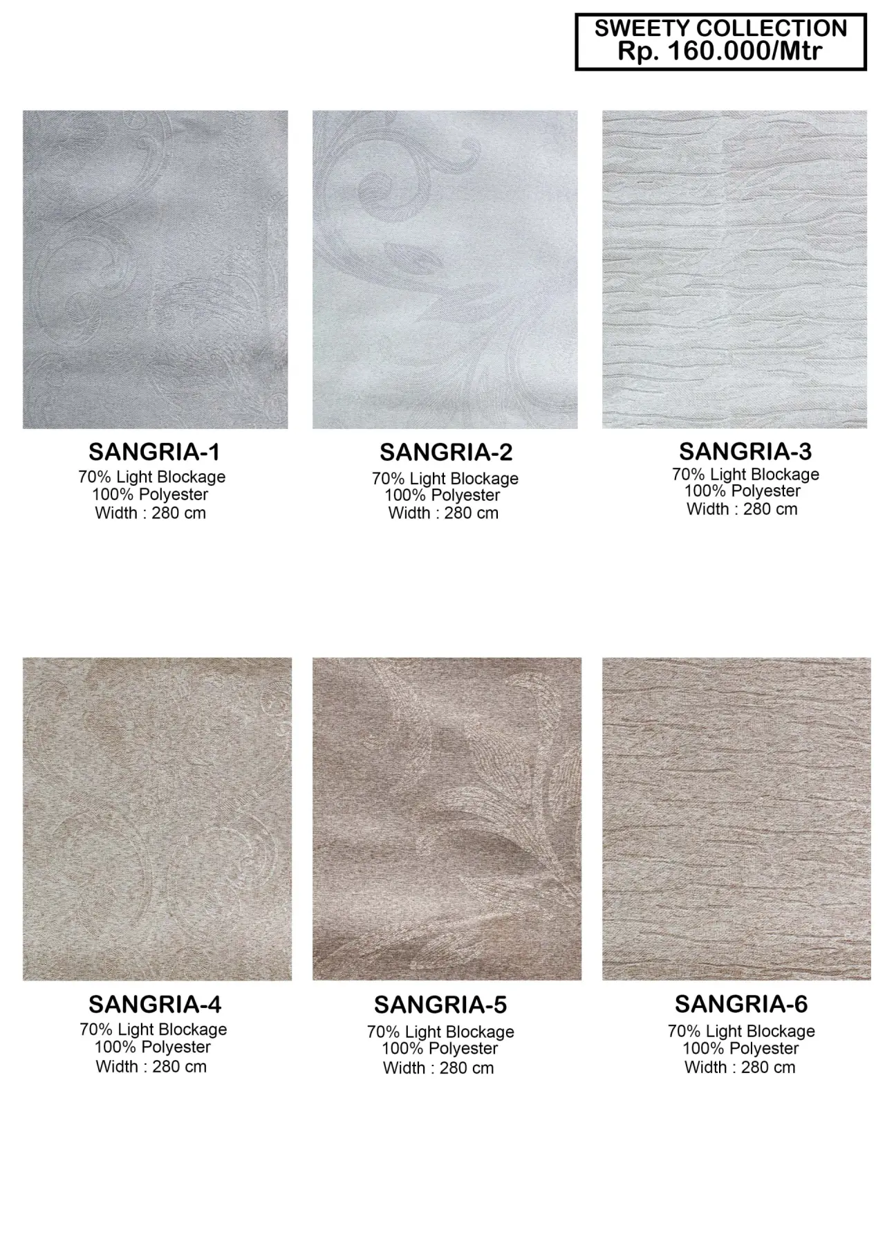 Sangria Collection Dim Out Gorden
