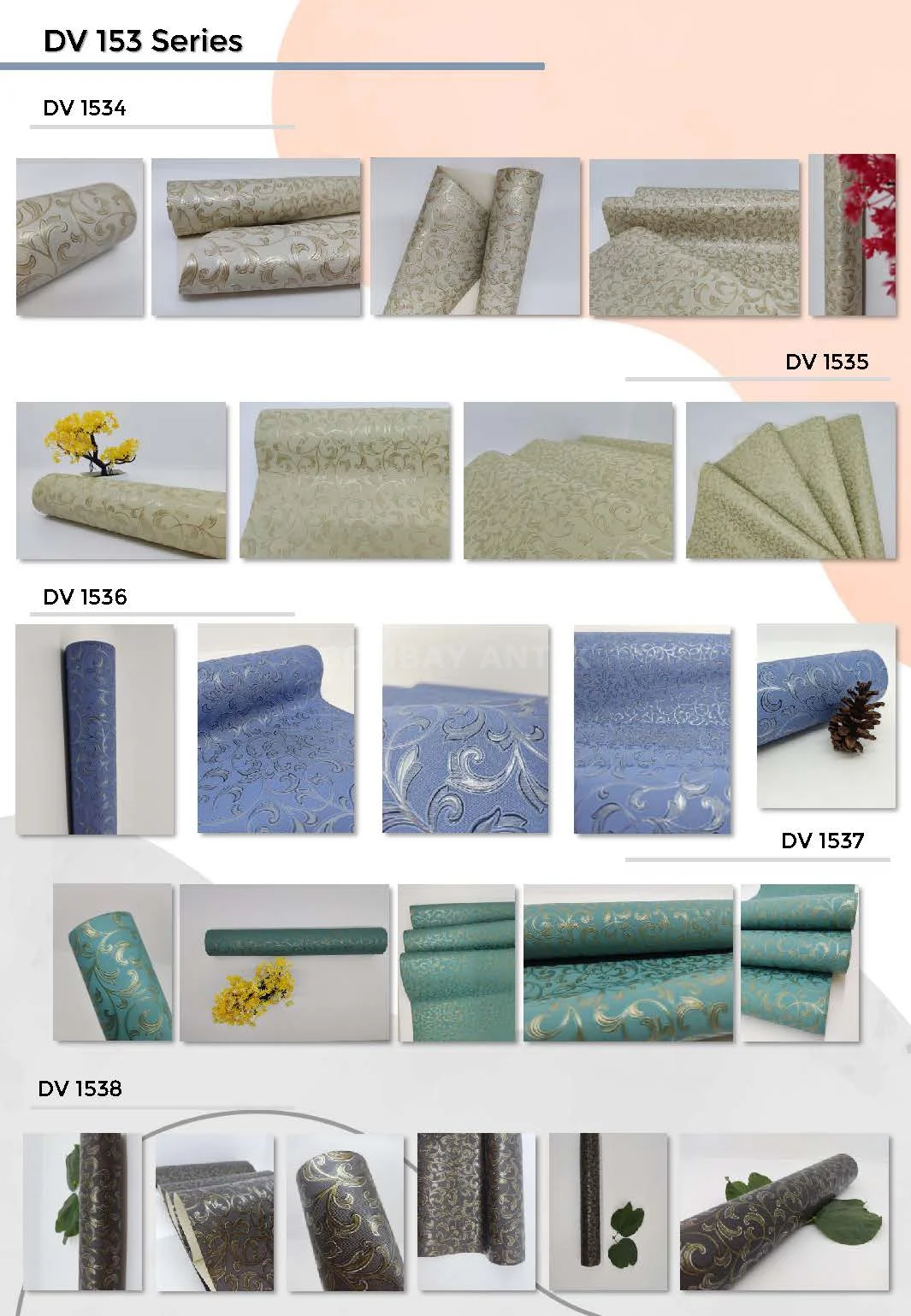Diva Motif Wallpaper