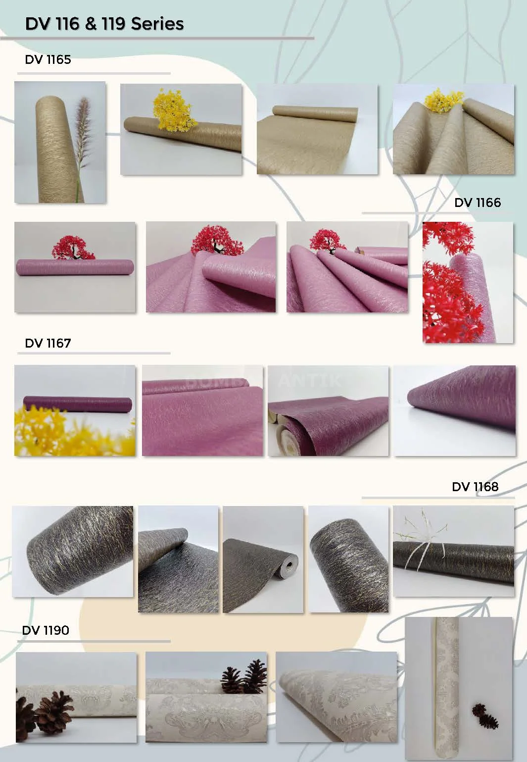 Diva Motif Wallpaper