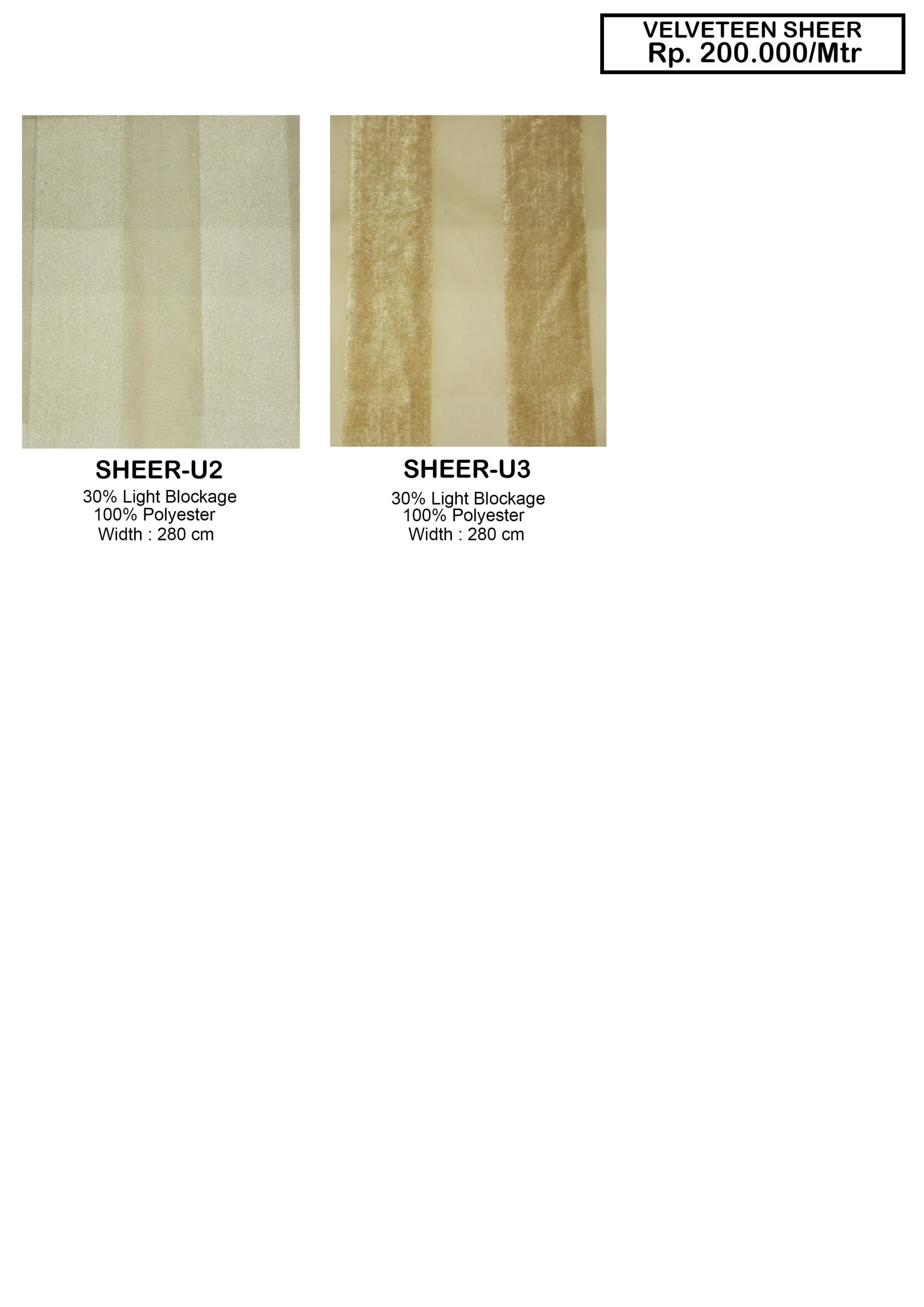 Velveteen Sheer Velvet Gorden