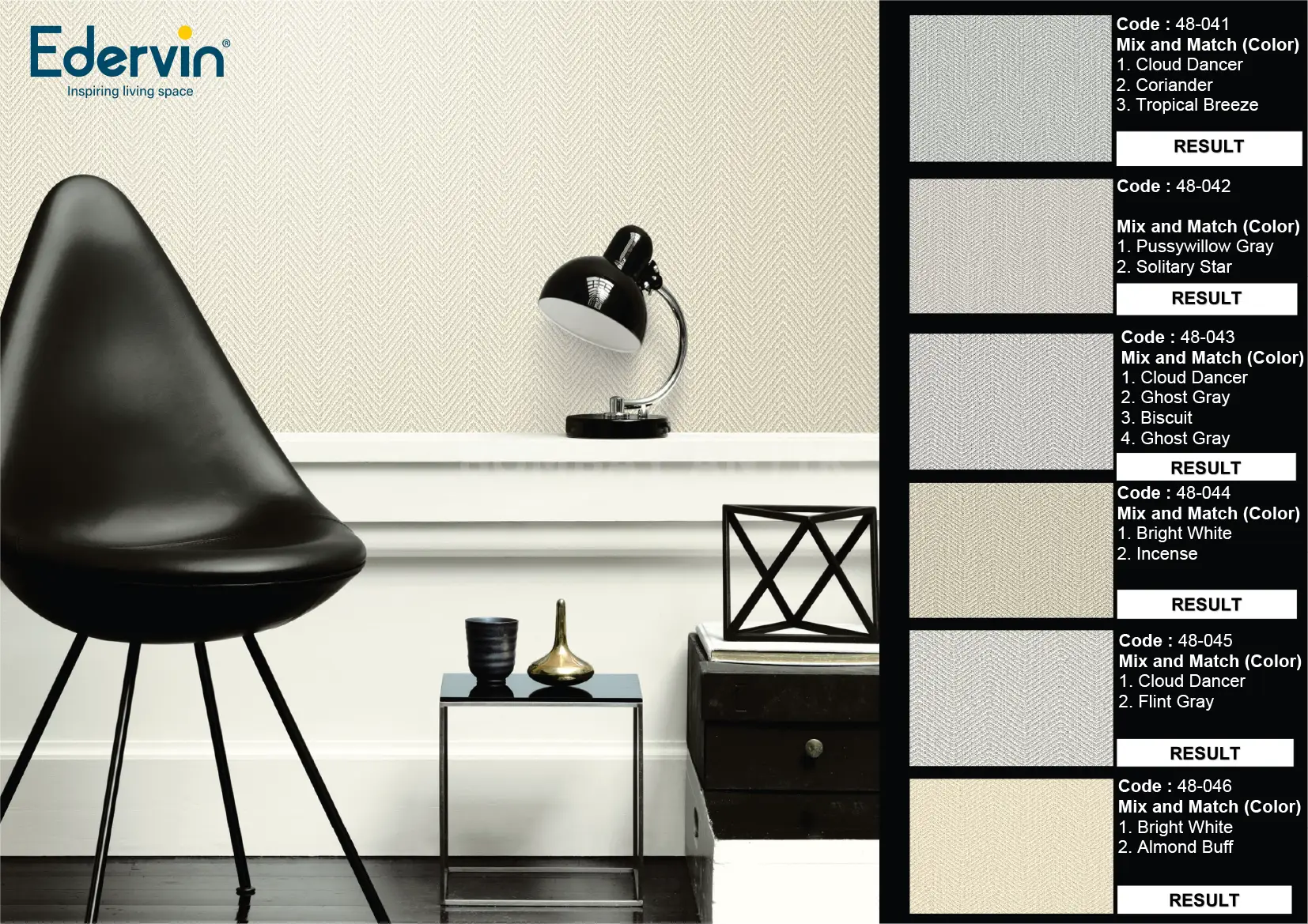 Edervin Plain Wallpaper