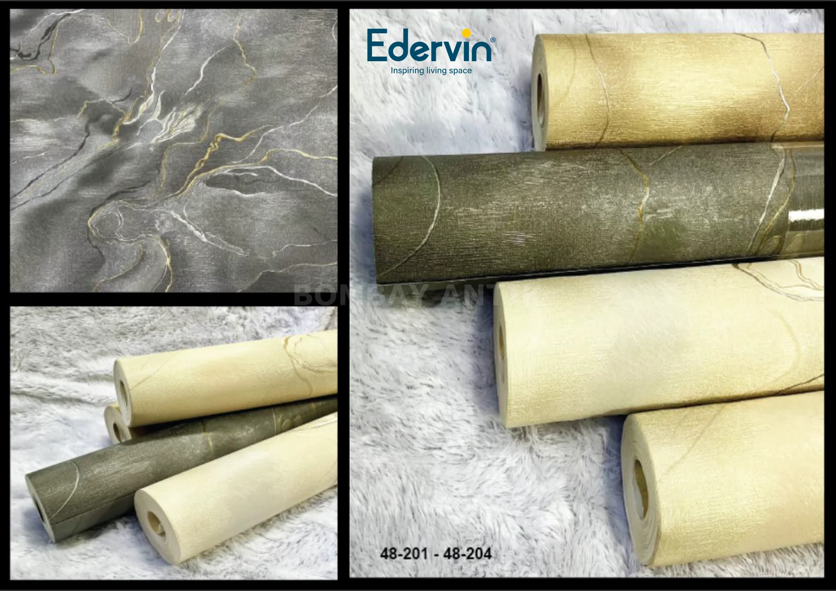 Edervin Plain Wallpaper
