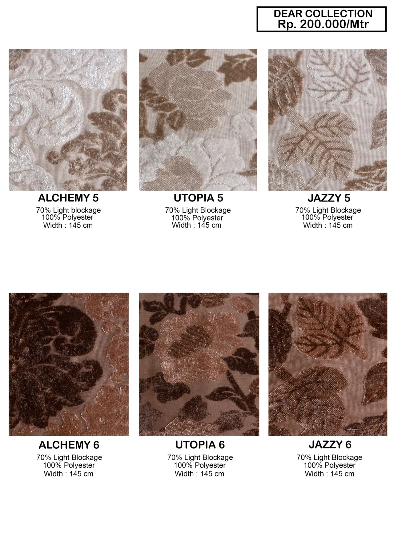 Dear Collection Sofa Fabrics