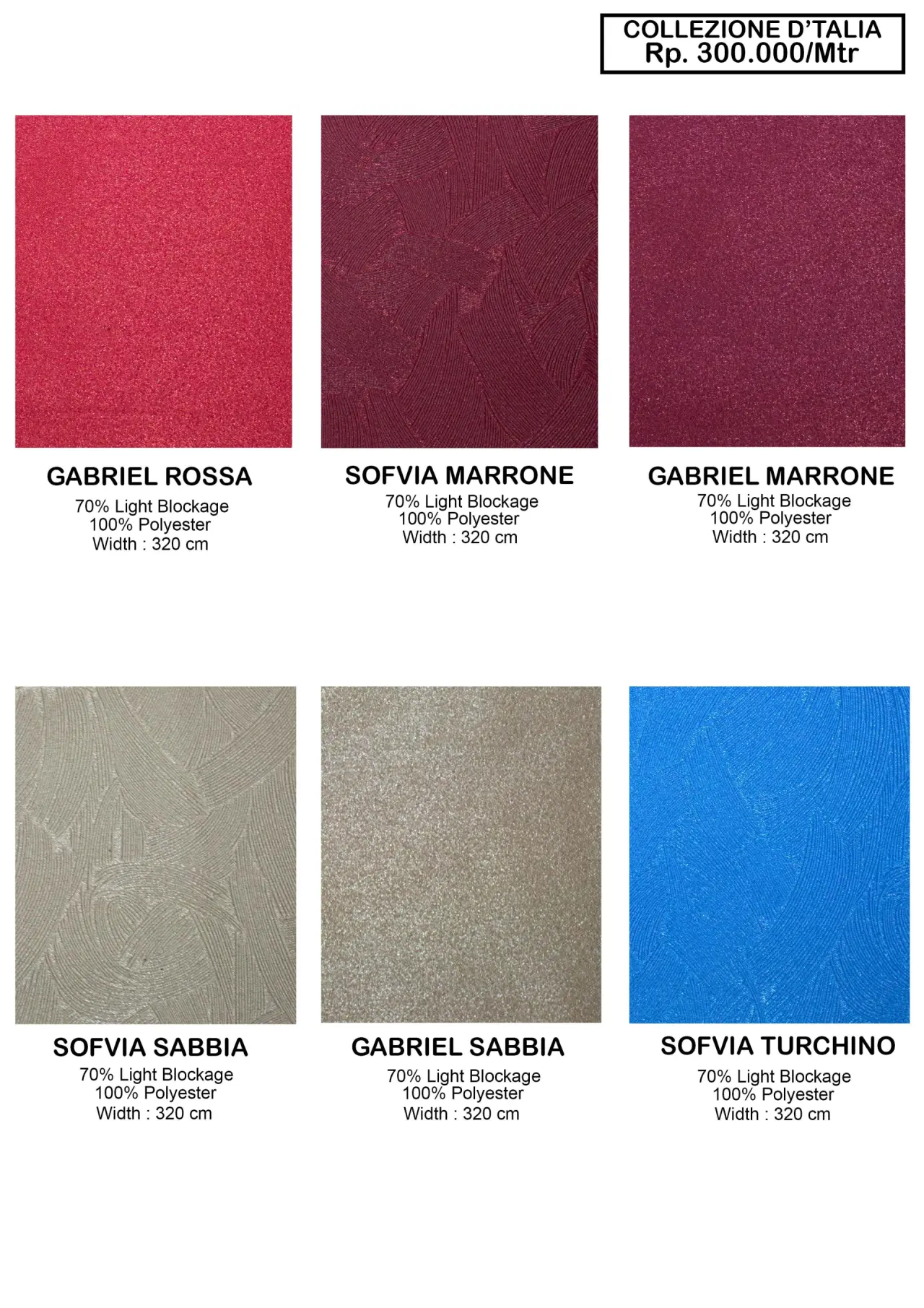 Collezione D Talia Dim Out Gorden