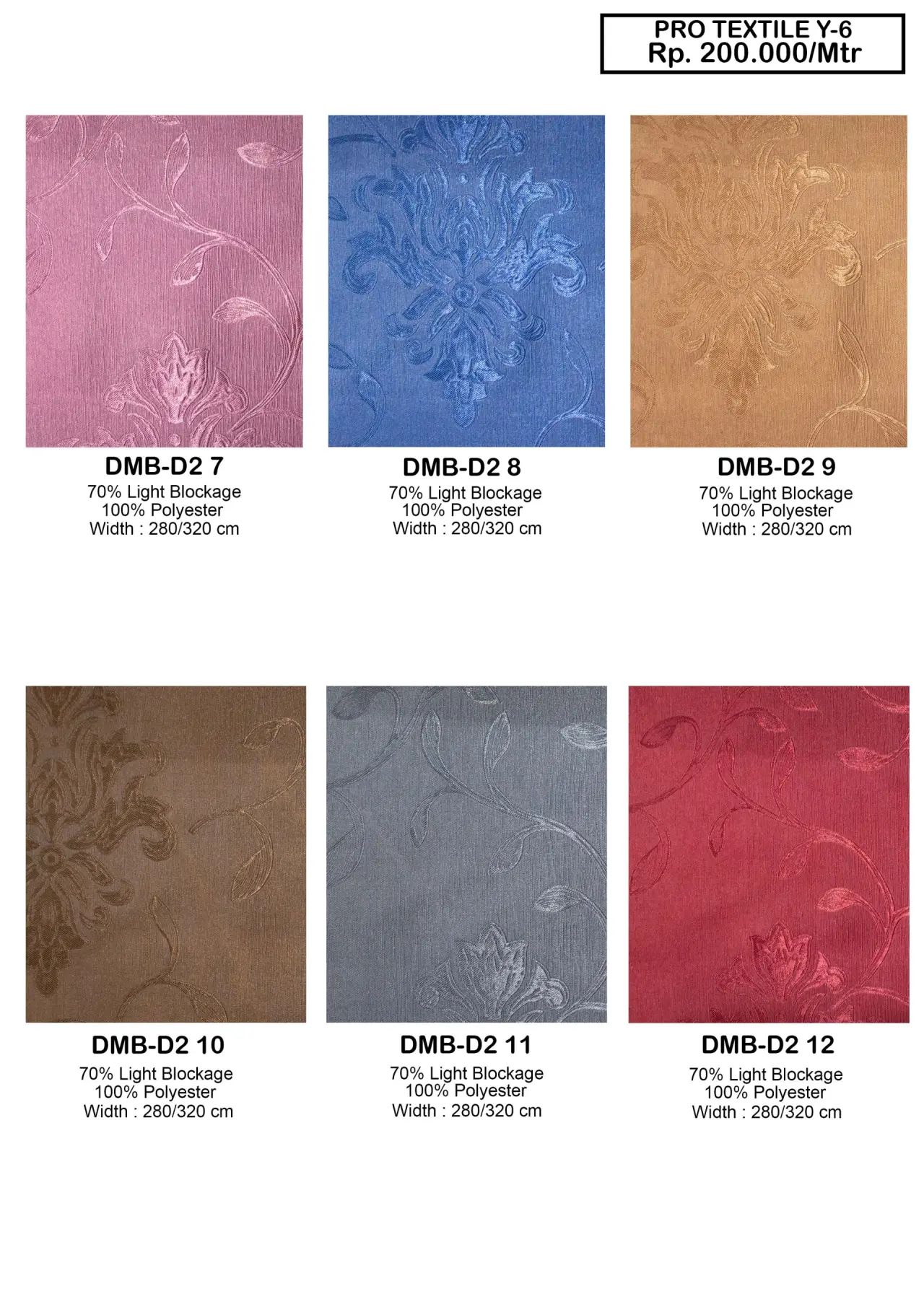 Pro Textile Y-6 Dim Out Gorden