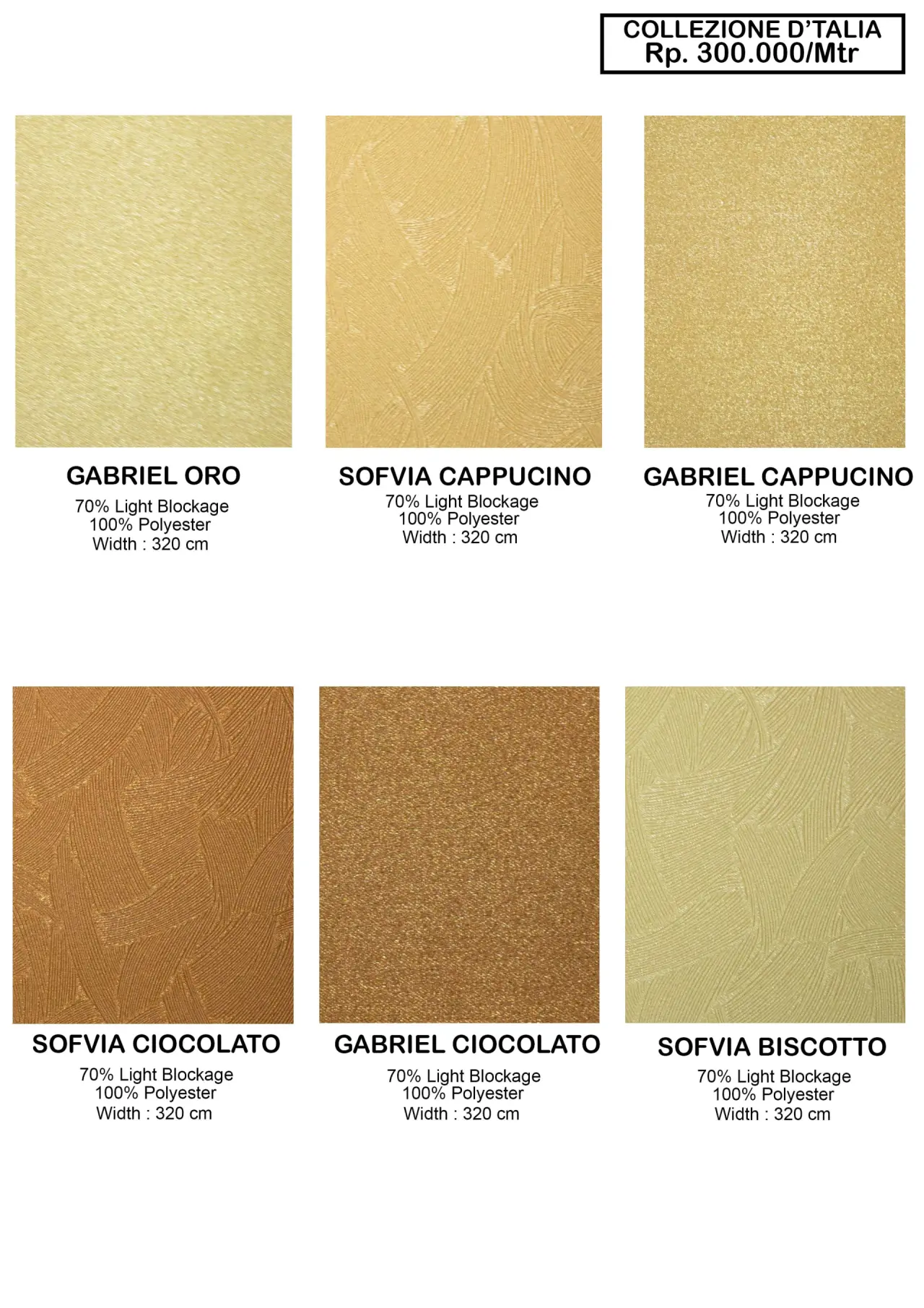 Collezione D Talia Dim Out Gorden